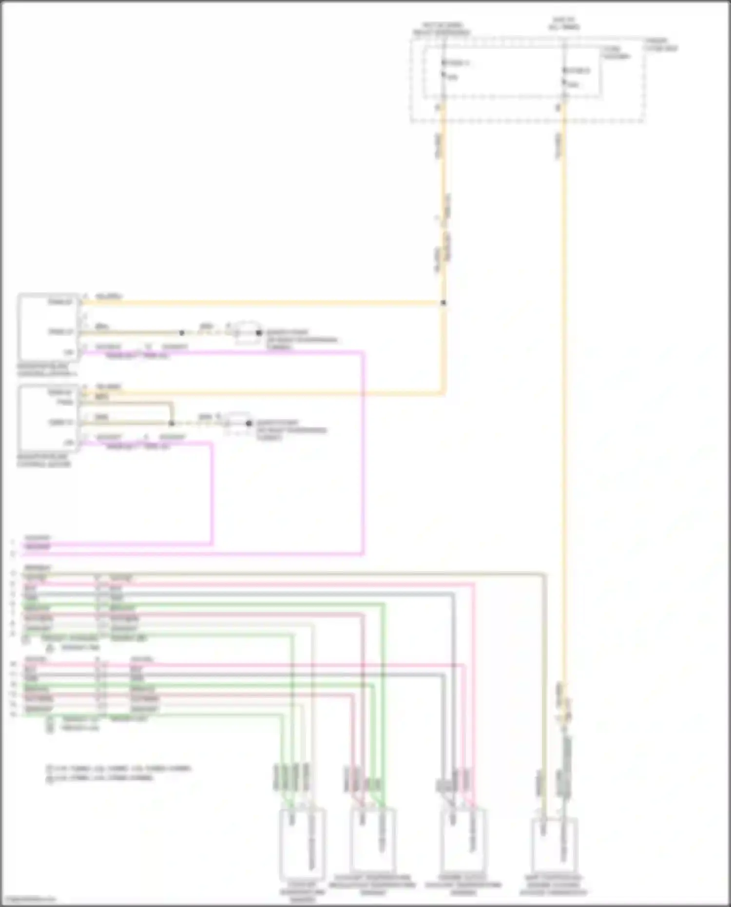 Wiring diagram hot w/ main relay energized for Porsche Cayenne GTS III (2017-2023) (1 of 8)