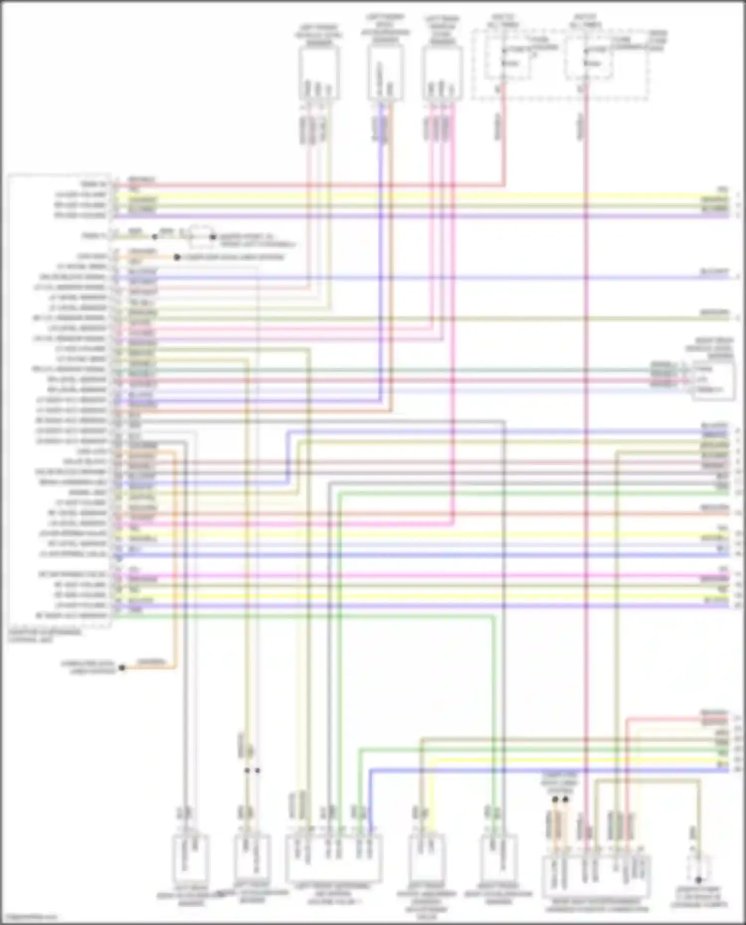 Wiring diagram lf air spring valve for Porsche Cayenne GTS III (2017-2023) (1 of 1)