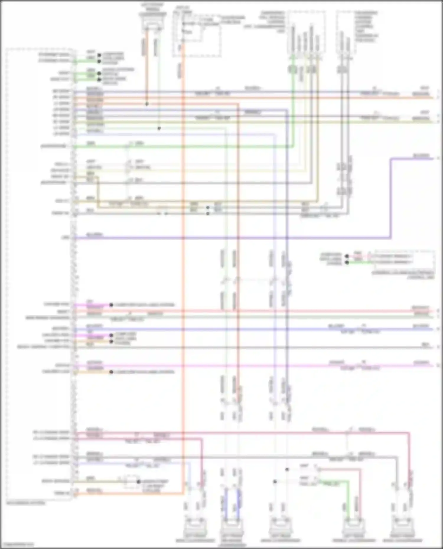 Wiring diagram lf lo range spkr - for Porsche Cayenne GTS III (2017-2023) (1 of 4)