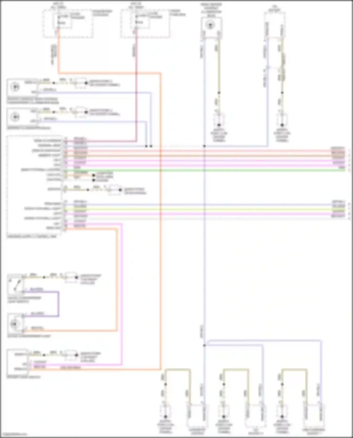 Wiring diagram lin 6 for Porsche Cayenne GTS III (2017-2023) (2 of 4)