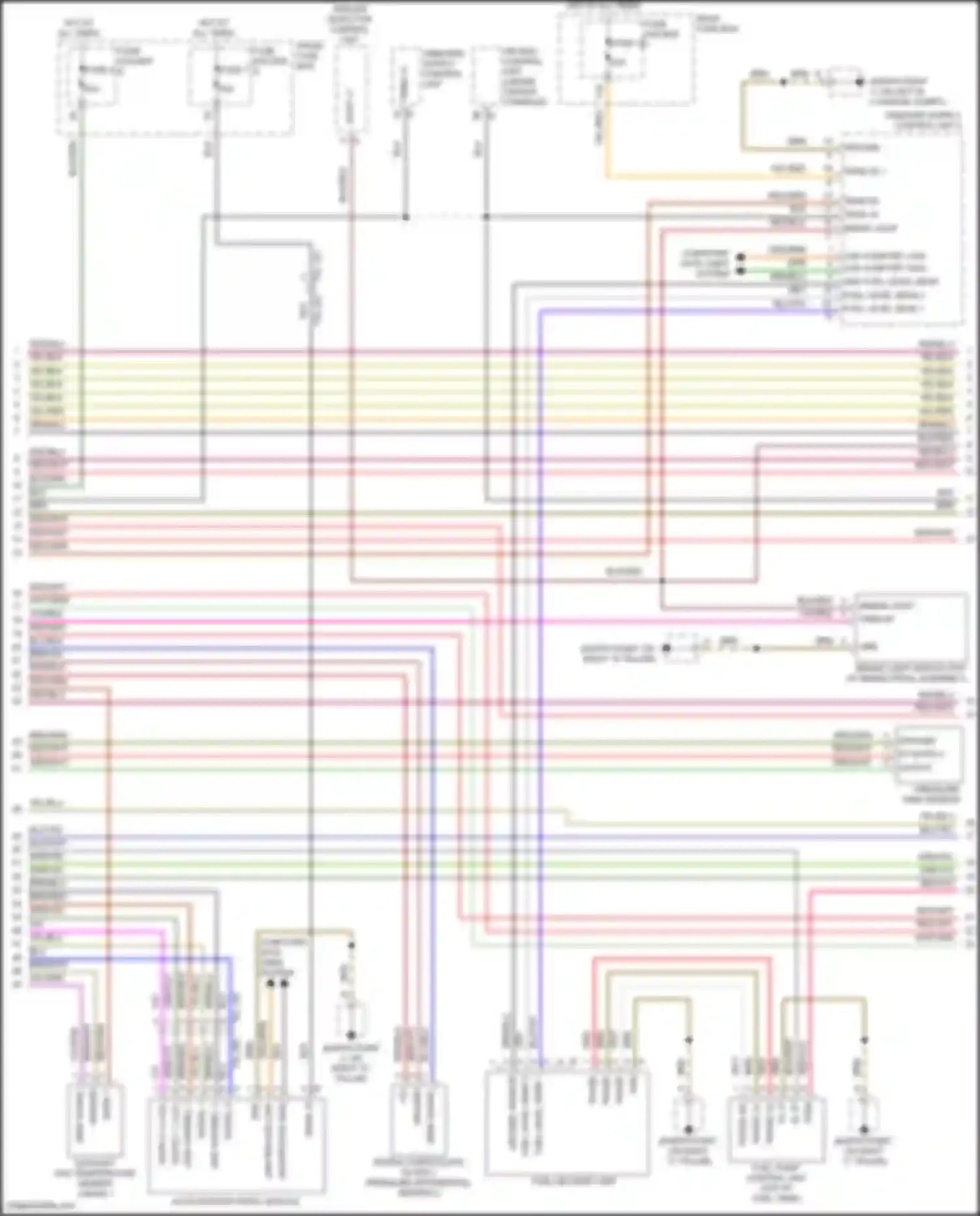 Wiring diagram red for Porsche Cayenne GTS III (2017-2023) (78 of 93)