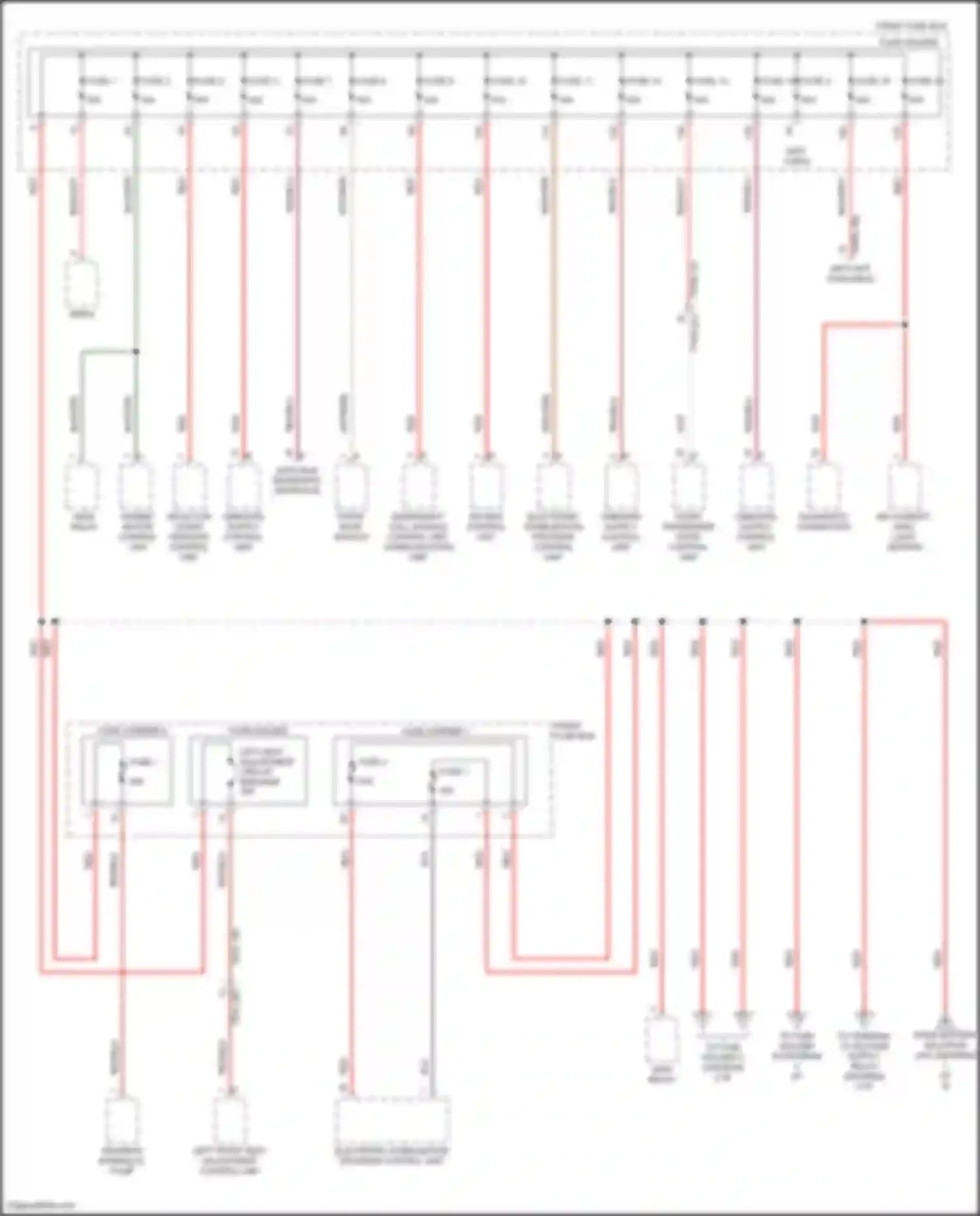 Wiring diagram red/grn for Porsche Cayenne GTS III (2017-2023) (15 of 96)