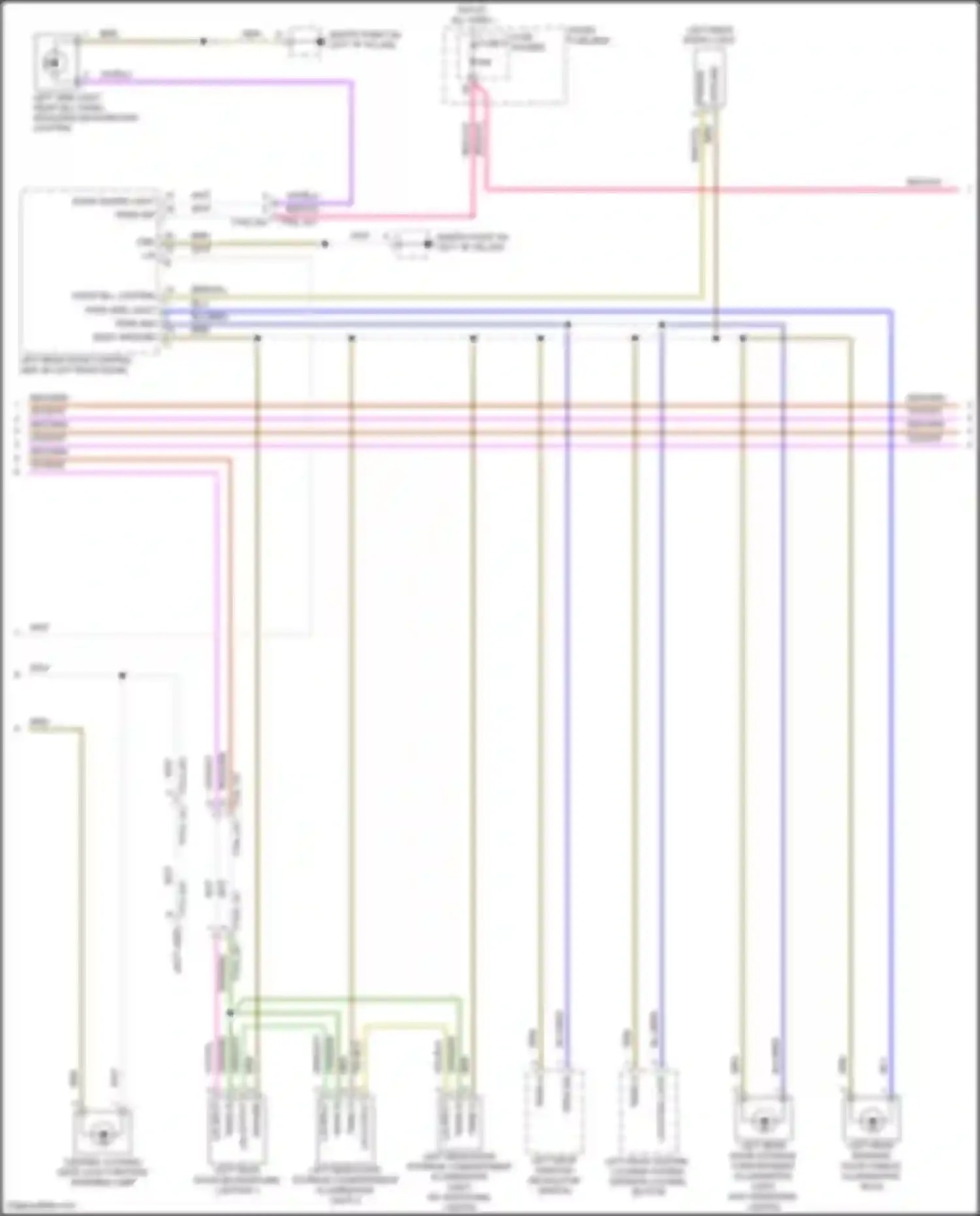 Wiring diagram red/vio for Porsche Cayenne GTS III (2017-2023) (15 of 66)