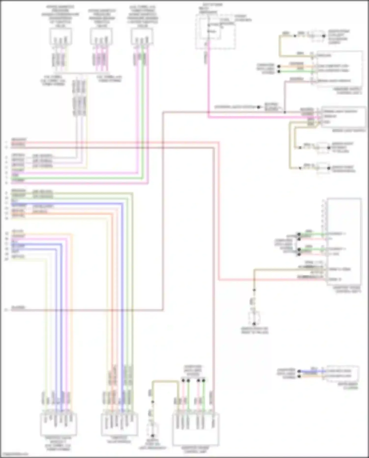 Wiring diagram red/wht for Porsche Cayenne GTS III (2017-2023) (42 of 122)