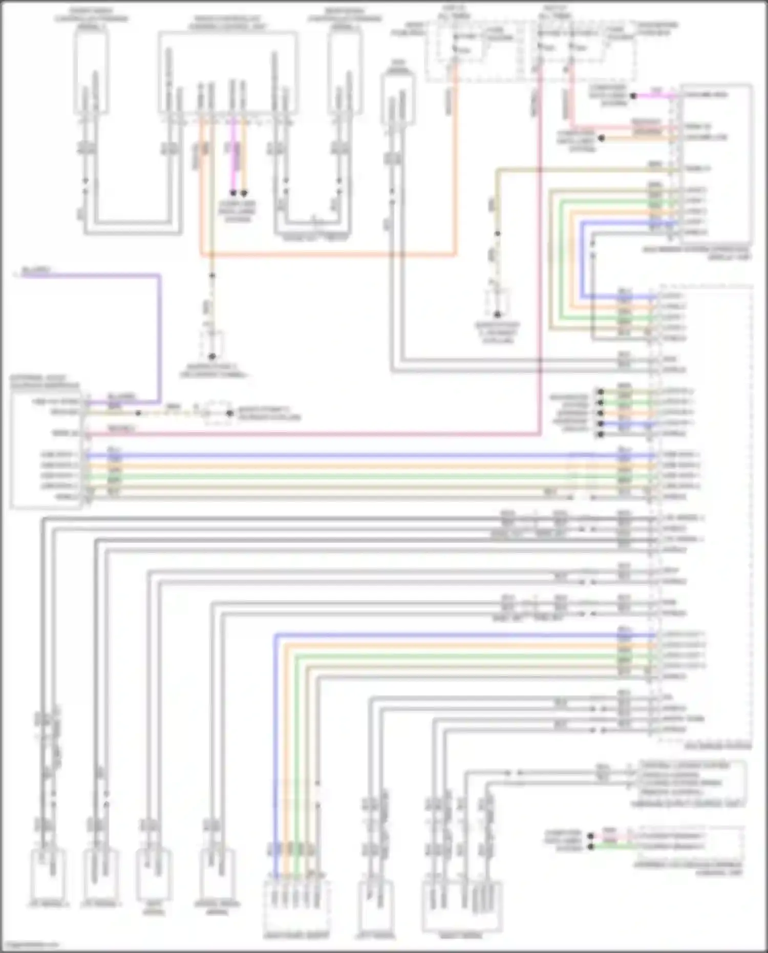 Wiring diagram red/yel for Porsche Cayenne GTS III (2017-2023) (40 of 120)