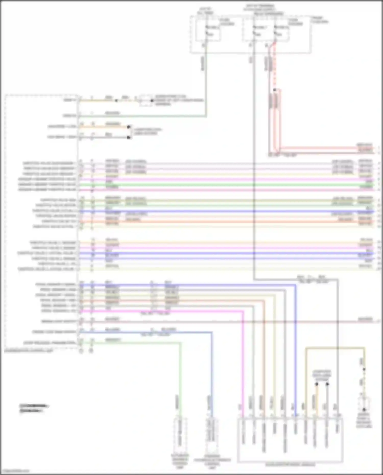 Wiring diagram red/yel for Porsche Cayenne GTS III (2017-2023) (41 of 120)