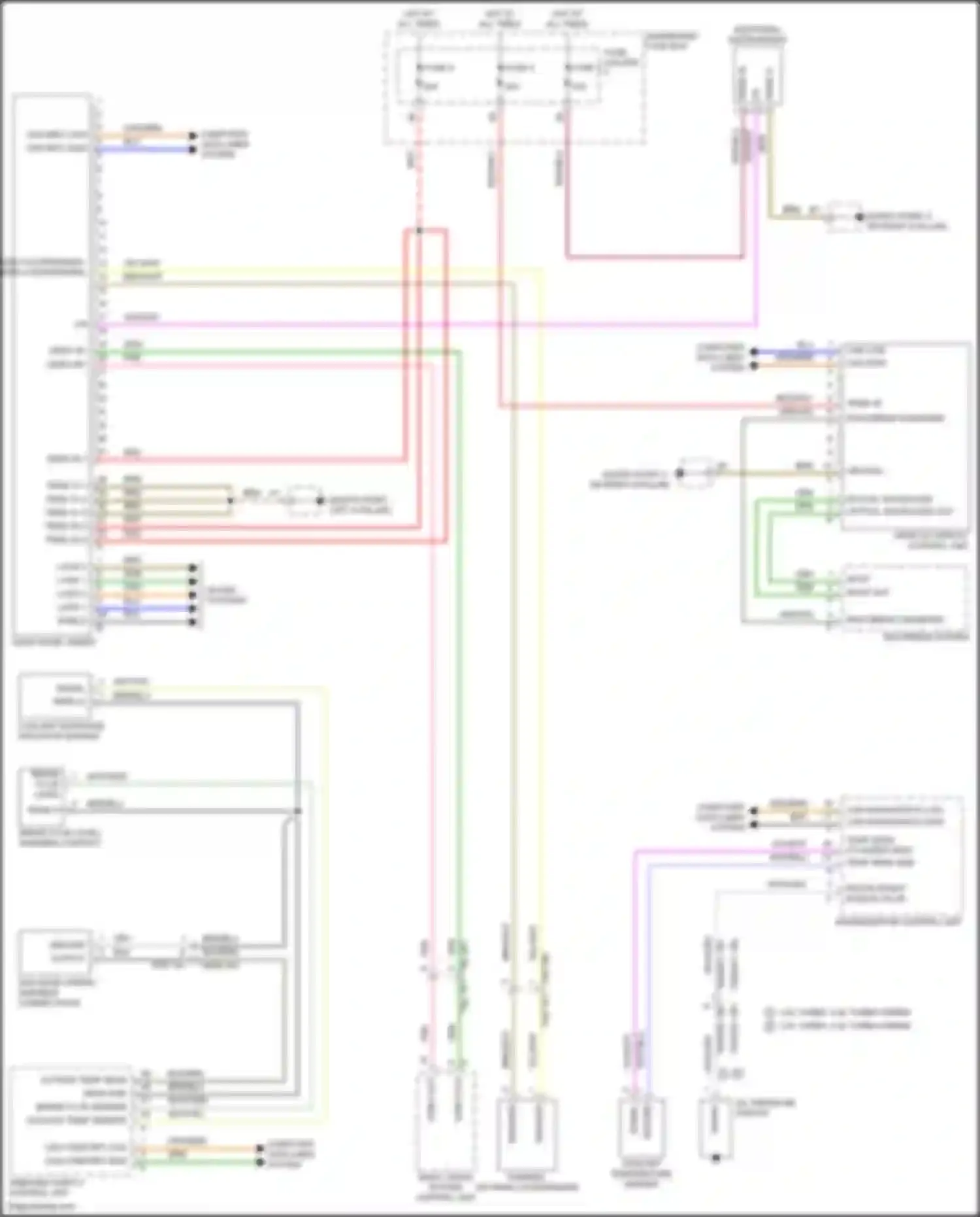 Wiring diagram wht/blu for Porsche Cayenne GTS III (2017-2023) (5 of 37)