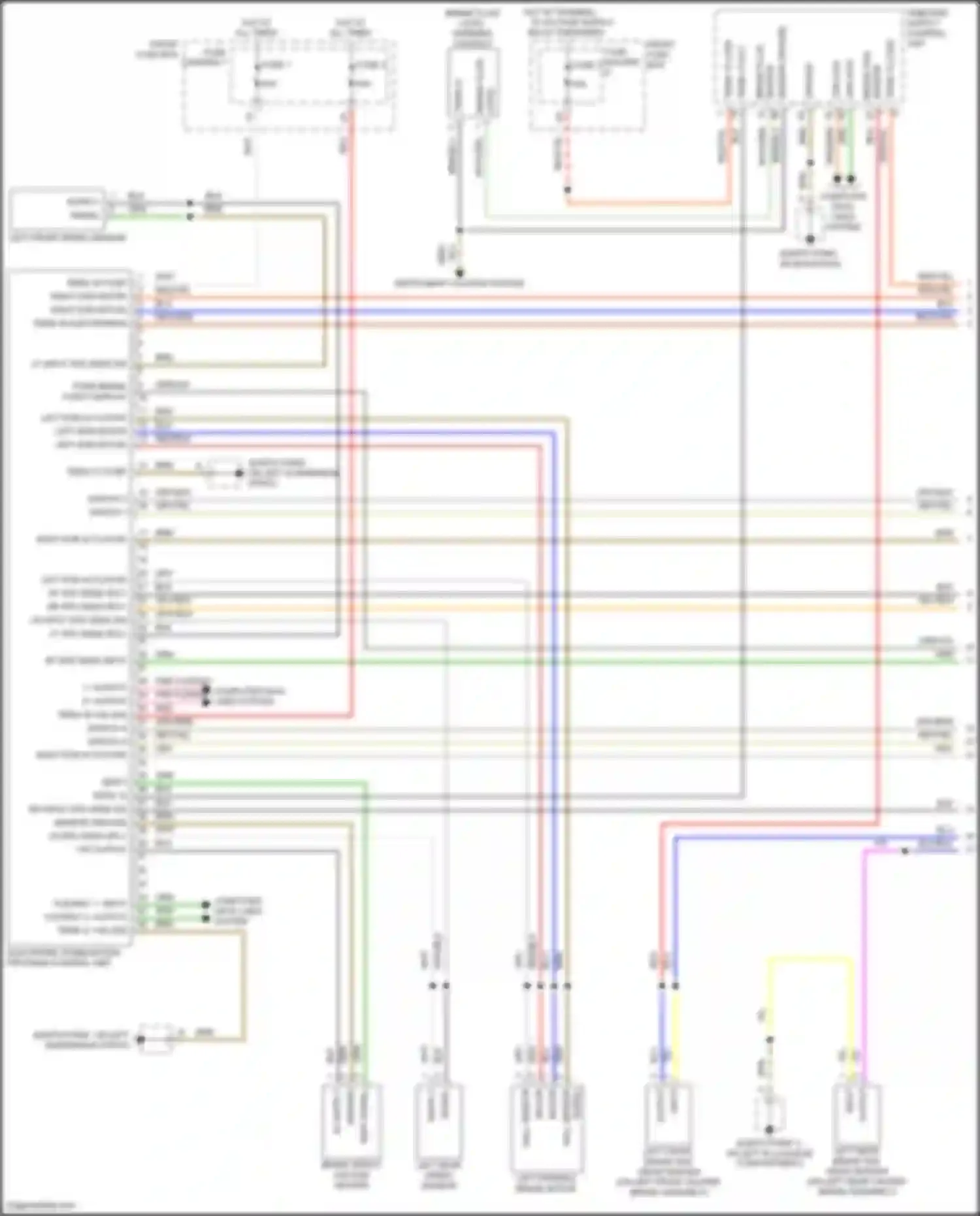 Wiring diagram yel/red for Porsche Cayenne GTS III (2017-2023) (1 of 70)