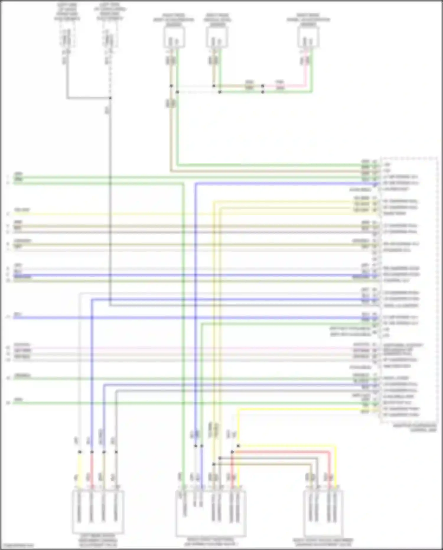 Cayenne S Porsche III facelift (2023-2024): Electronic level control circuit (4 of 4)