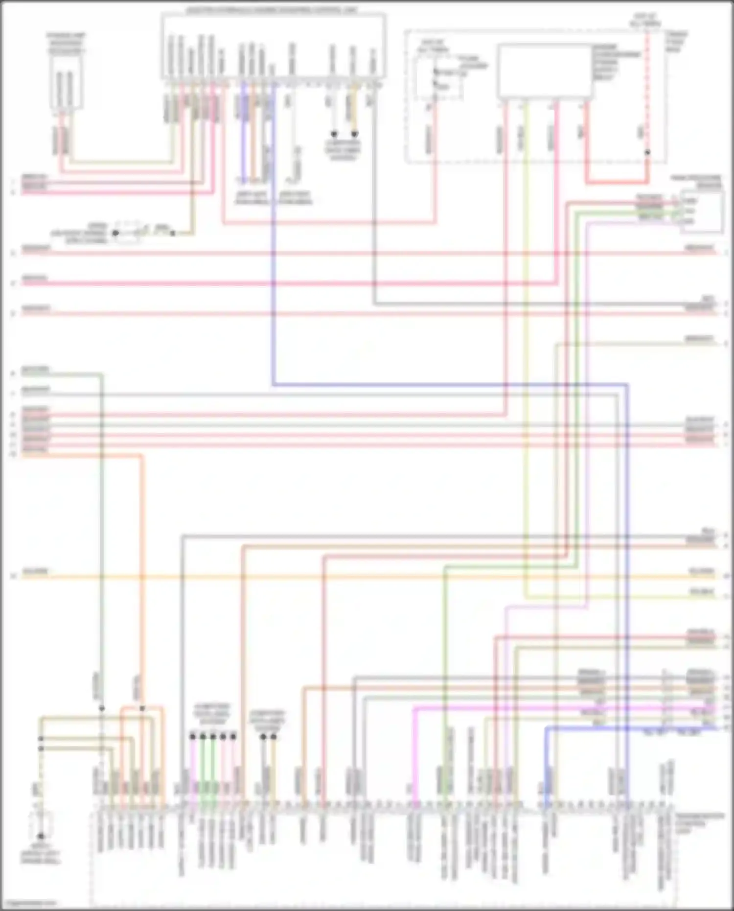 Cayenne S Porsche III facelift (2023-2024): Wiring diagram engine performance 3.0l turbo (5 of 8)