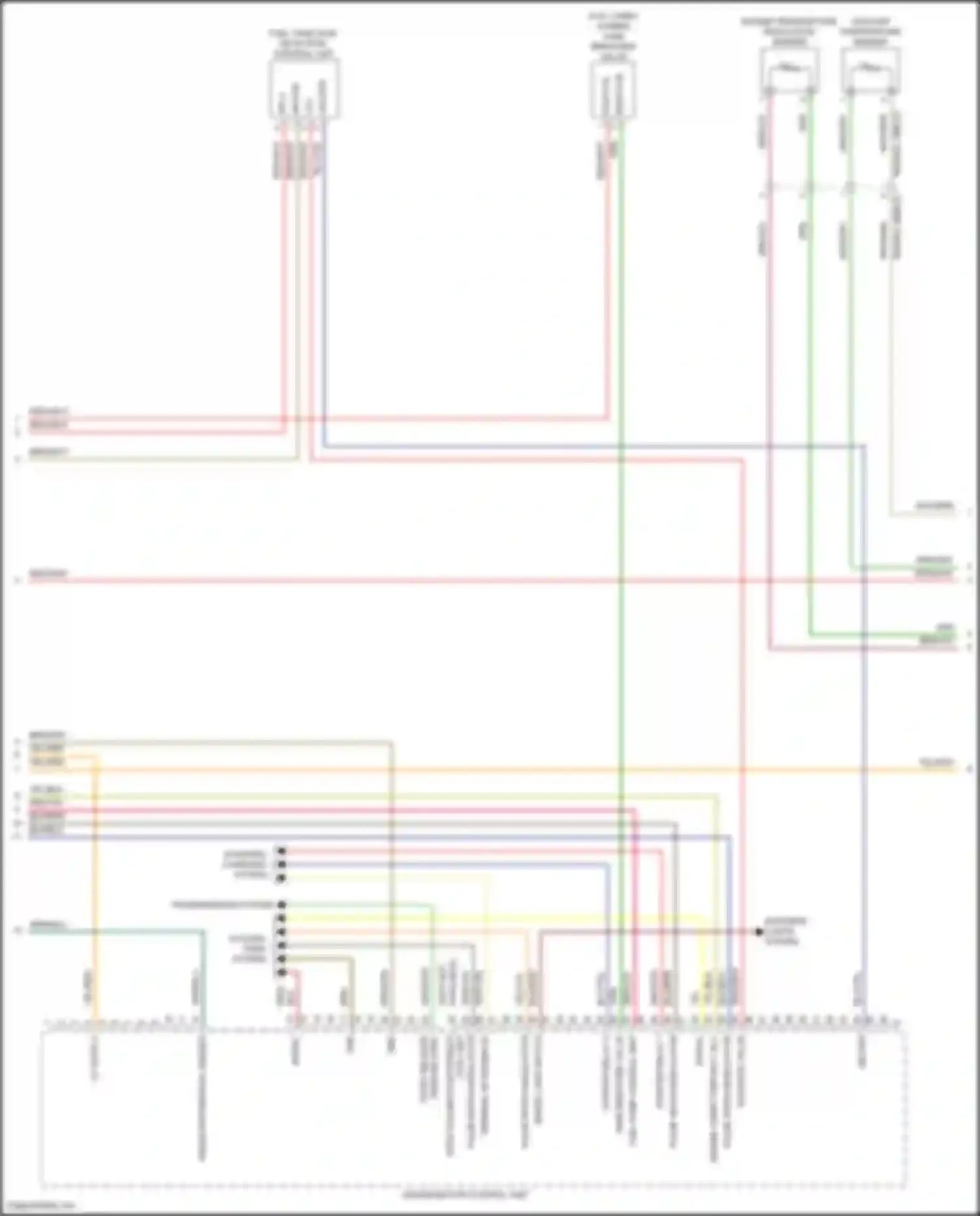 Cayenne S Porsche III facelift (2023-2024): Wiring diagram engine performance 3.0l turbo (7 of 8)