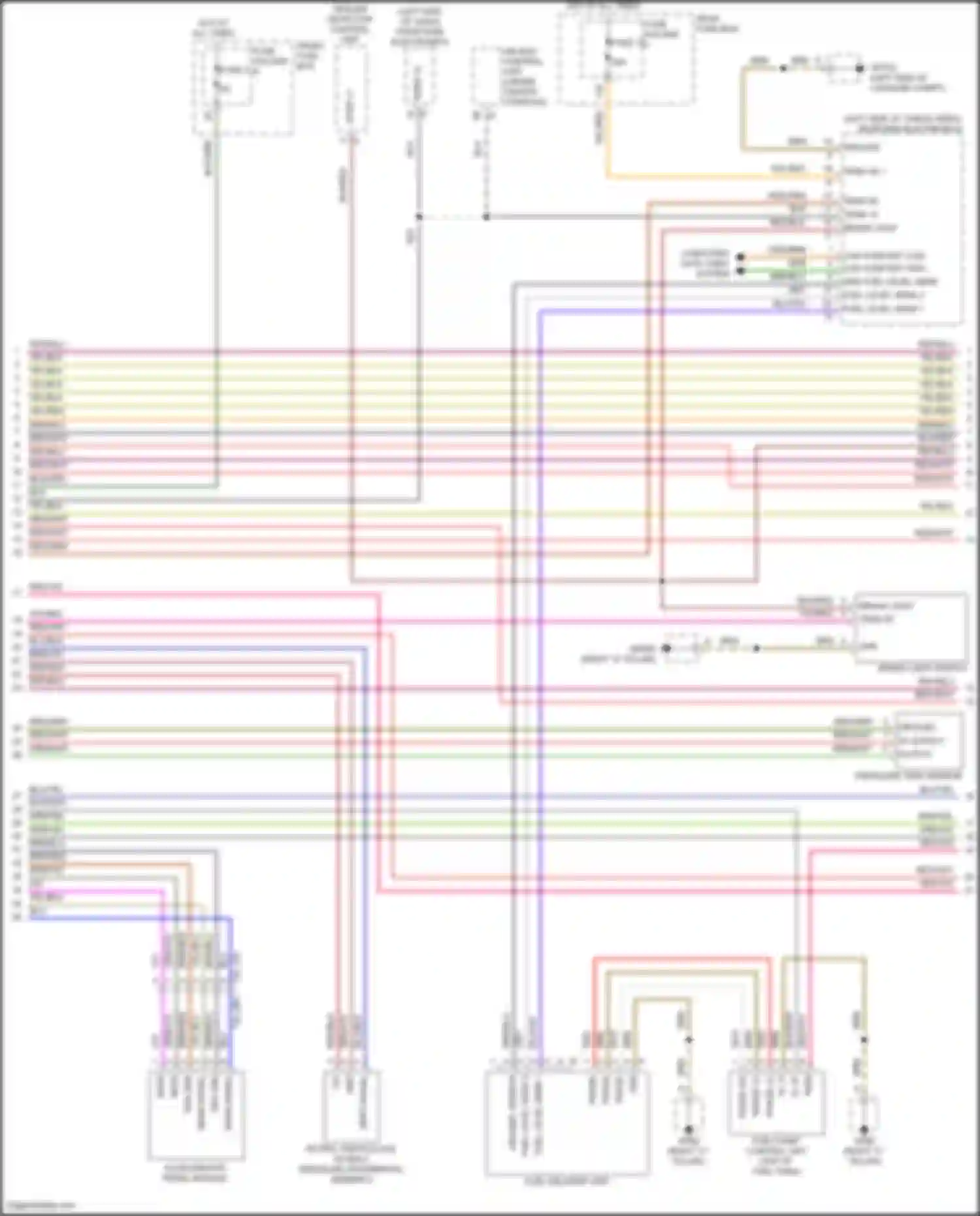 Cayenne S Porsche III facelift (2023-2024): Wiring diagram engine performance 4.0l turbo hybrid, engine controls circuit, ea825 (7 of 11)