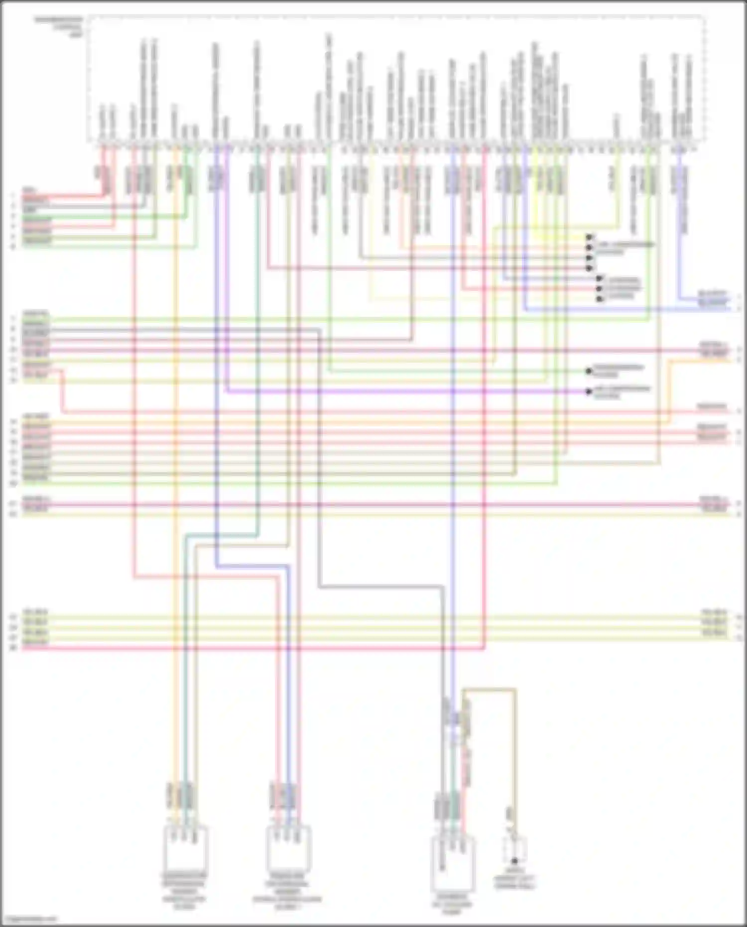 Cayenne S Porsche III facelift (2023-2024): Wiring diagram engine performance 4.0l turbo hybrid, engine controls circuit, ea825 (9 of 11)