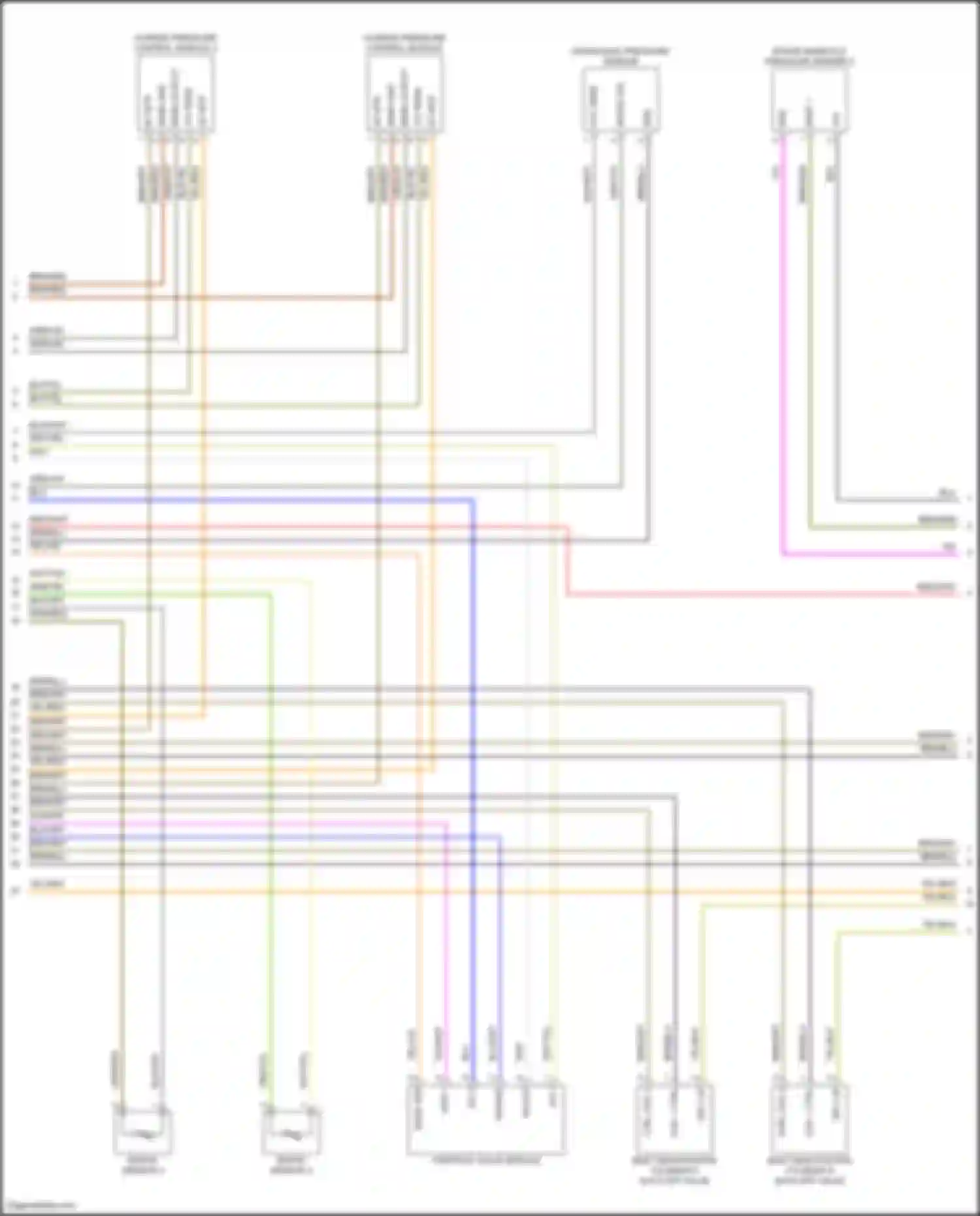 Cayenne S Porsche III facelift (2023-2024): Wiring diagram engine performance 4.0l turbo hybrid, engine controls circuit, ea825evo (2 of 13)
