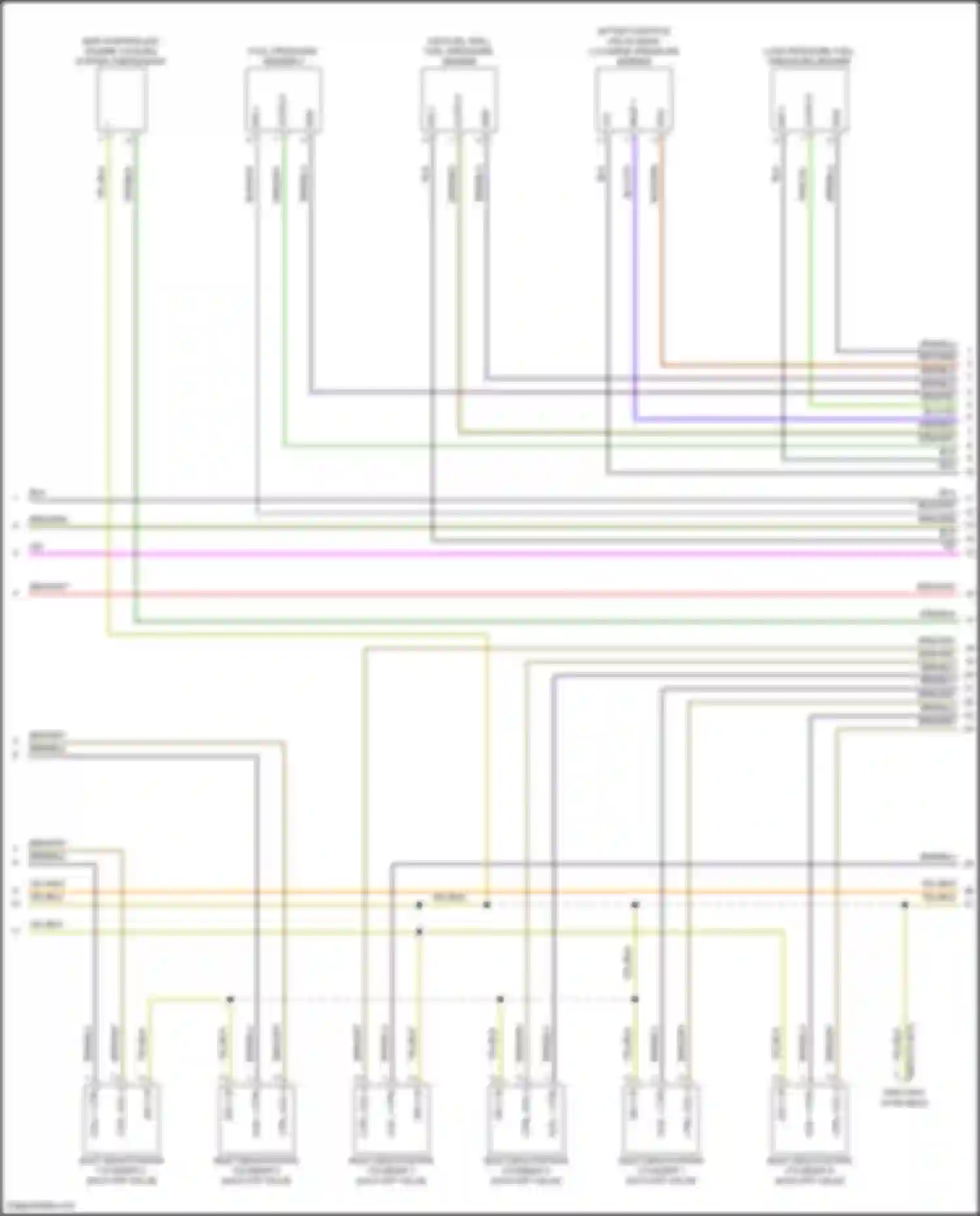 Cayenne S Porsche III facelift (2023-2024): Wiring diagram engine performance 4.0l turbo hybrid, engine controls circuit, ea825evo (3 of 13)