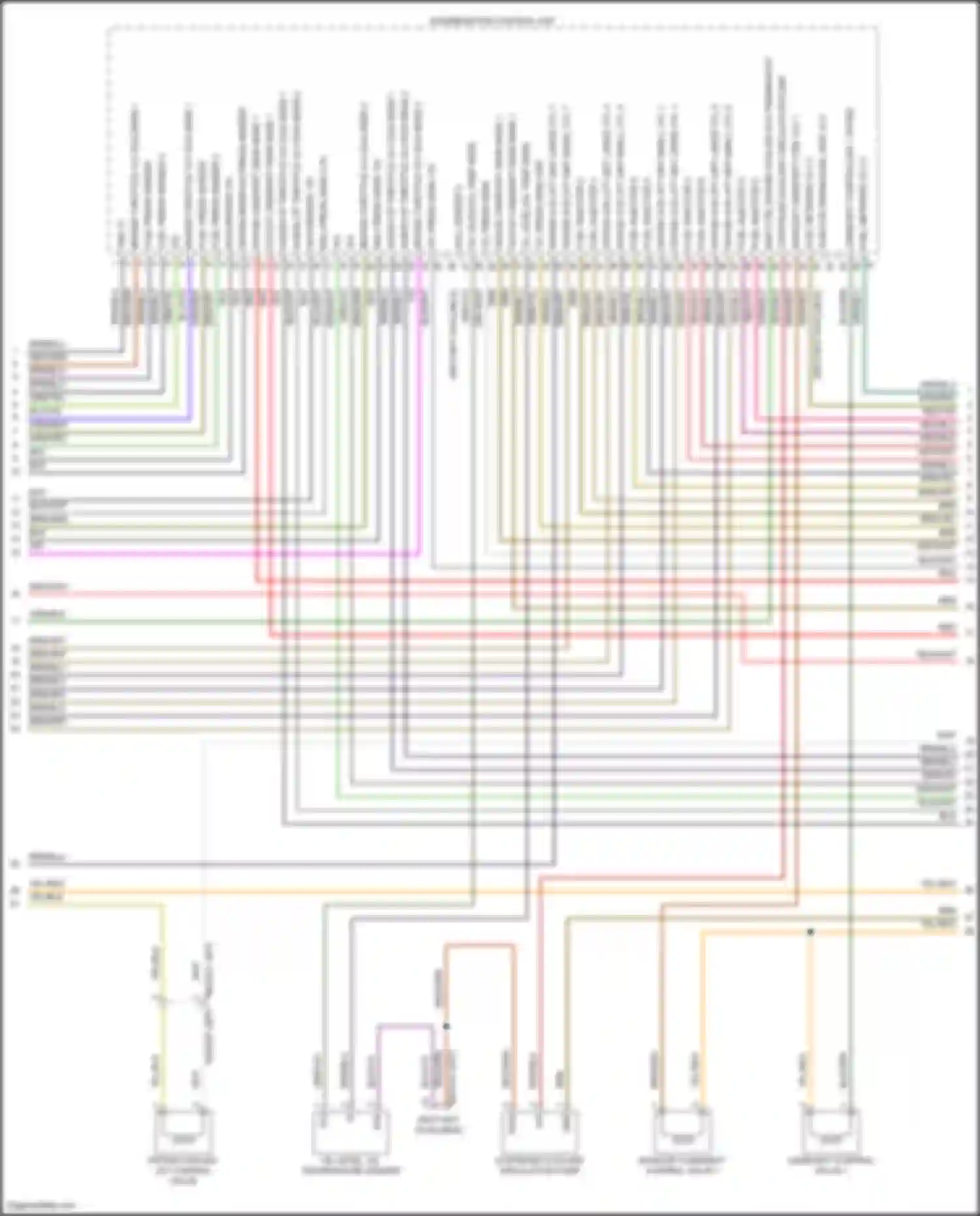 Cayenne S Porsche III facelift (2023-2024): Wiring diagram engine performance 4.0l turbo hybrid, engine controls circuit, ea825evo (4 of 13)