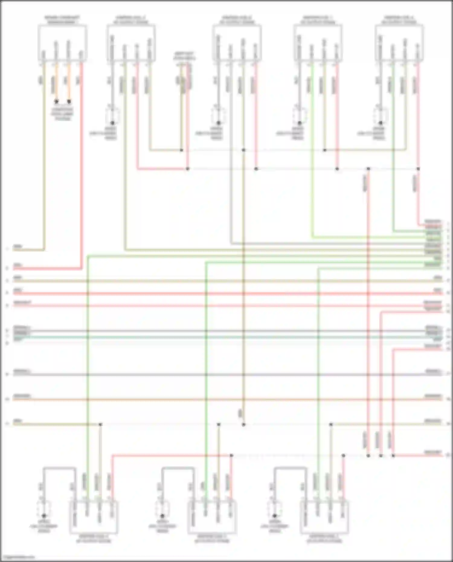 Cayenne S Porsche III facelift (2023-2024): Wiring diagram engine performance 4.0l turbo hybrid, engine controls circuit, ea825evo (6 of 13)