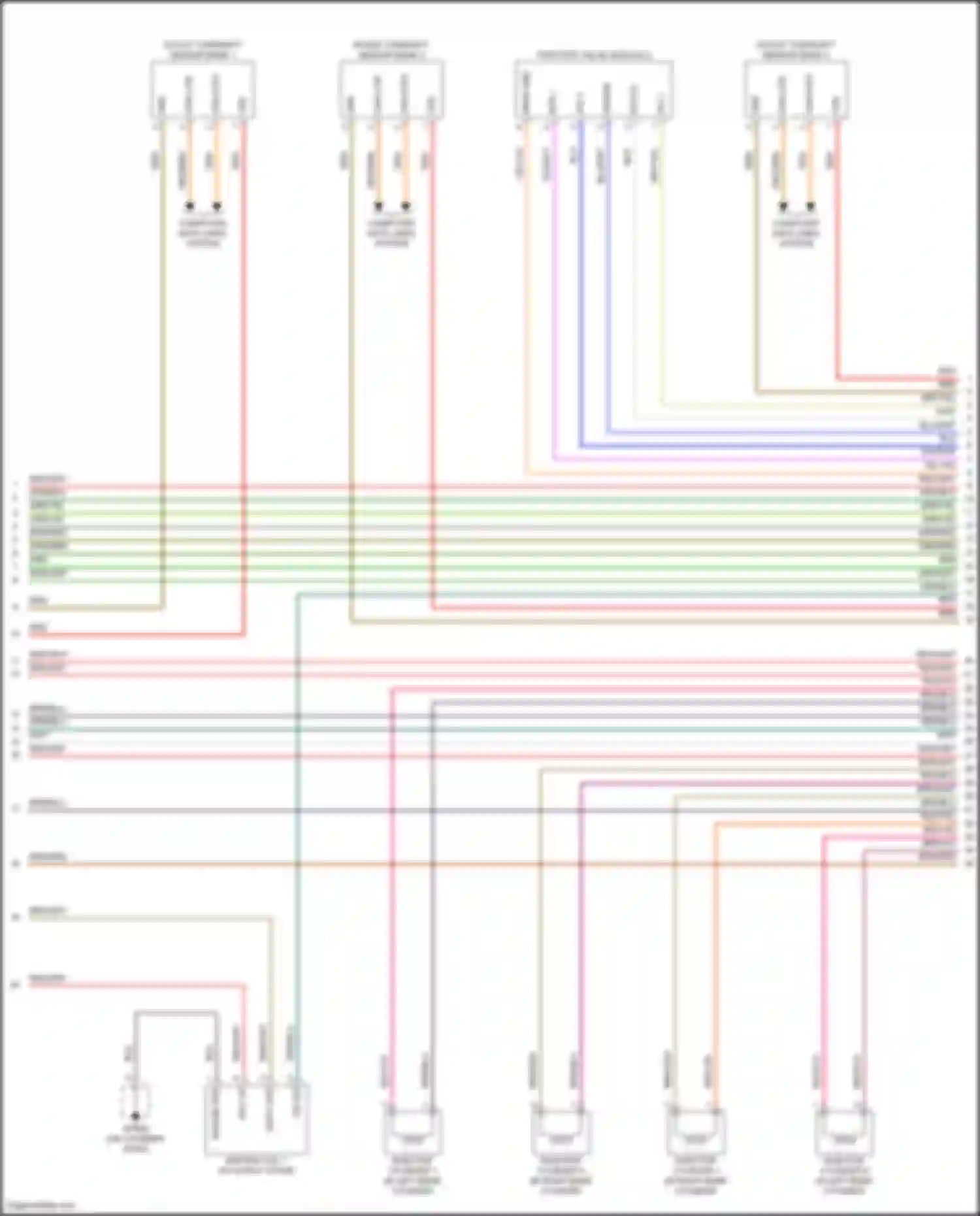 Cayenne S Porsche III facelift (2023-2024): Wiring diagram engine performance 4.0l turbo hybrid, engine controls circuit, ea825evo (7 of 13)