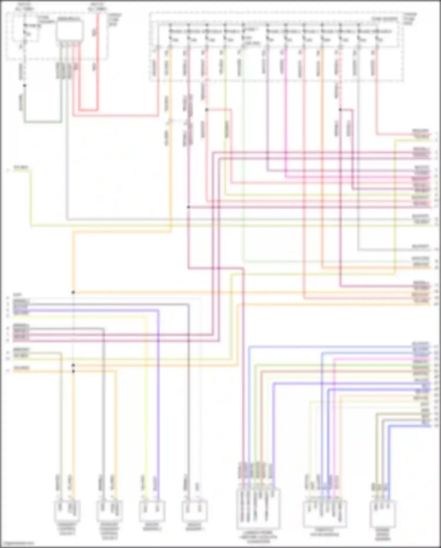 Cayenne S Porsche III facelift (2023-2024): Wiring diagram engine performance 4.0l turbo, ea825 (2 of 11)
