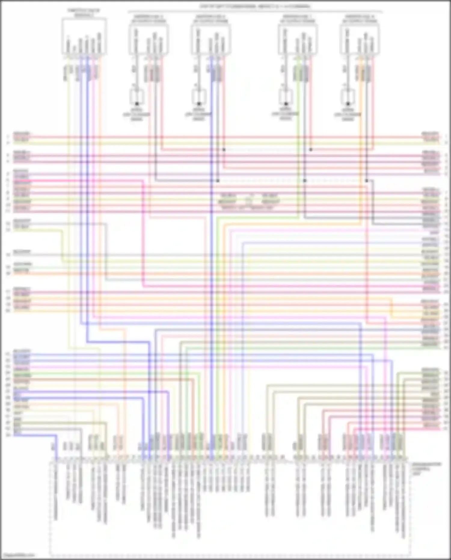 Cayenne S Porsche III facelift (2023-2024): Wiring diagram engine performance 4.0l turbo, ea825 (3 of 11)