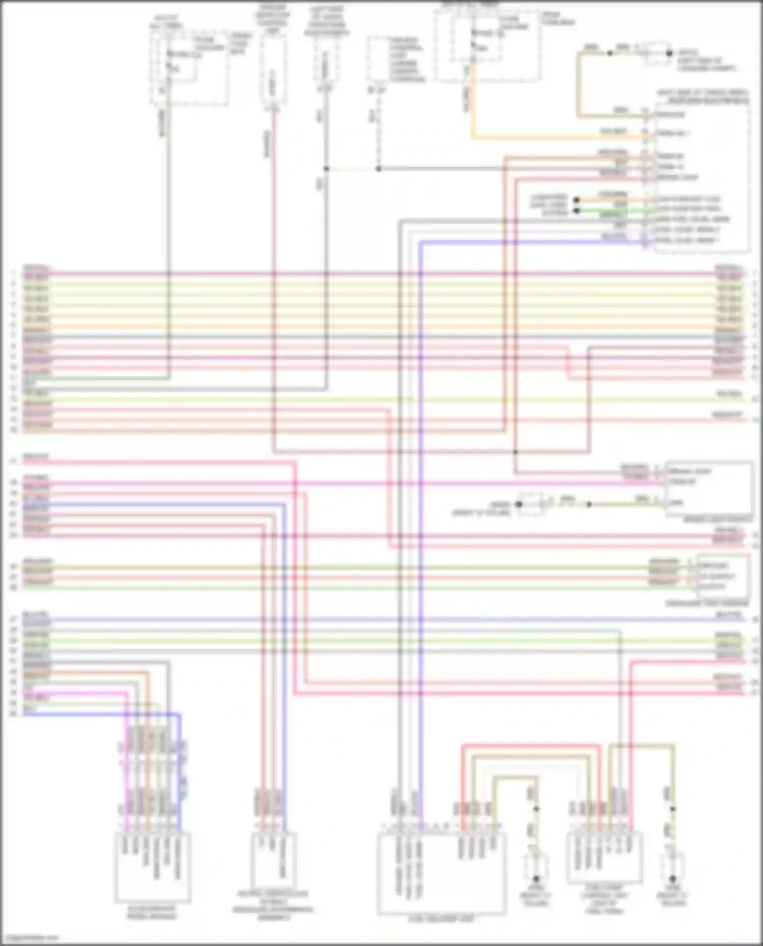 Cayenne S Porsche III facelift (2023-2024): Wiring diagram engine performance 4.0l turbo, ea825 (7 of 11)