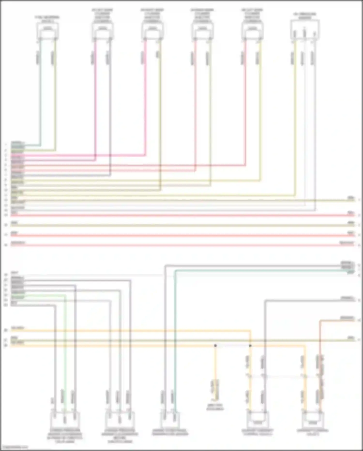 Cayenne S Porsche III facelift (2023-2024): Wiring diagram engine performance 4.0l turbo, ea825evo (5 of 13)