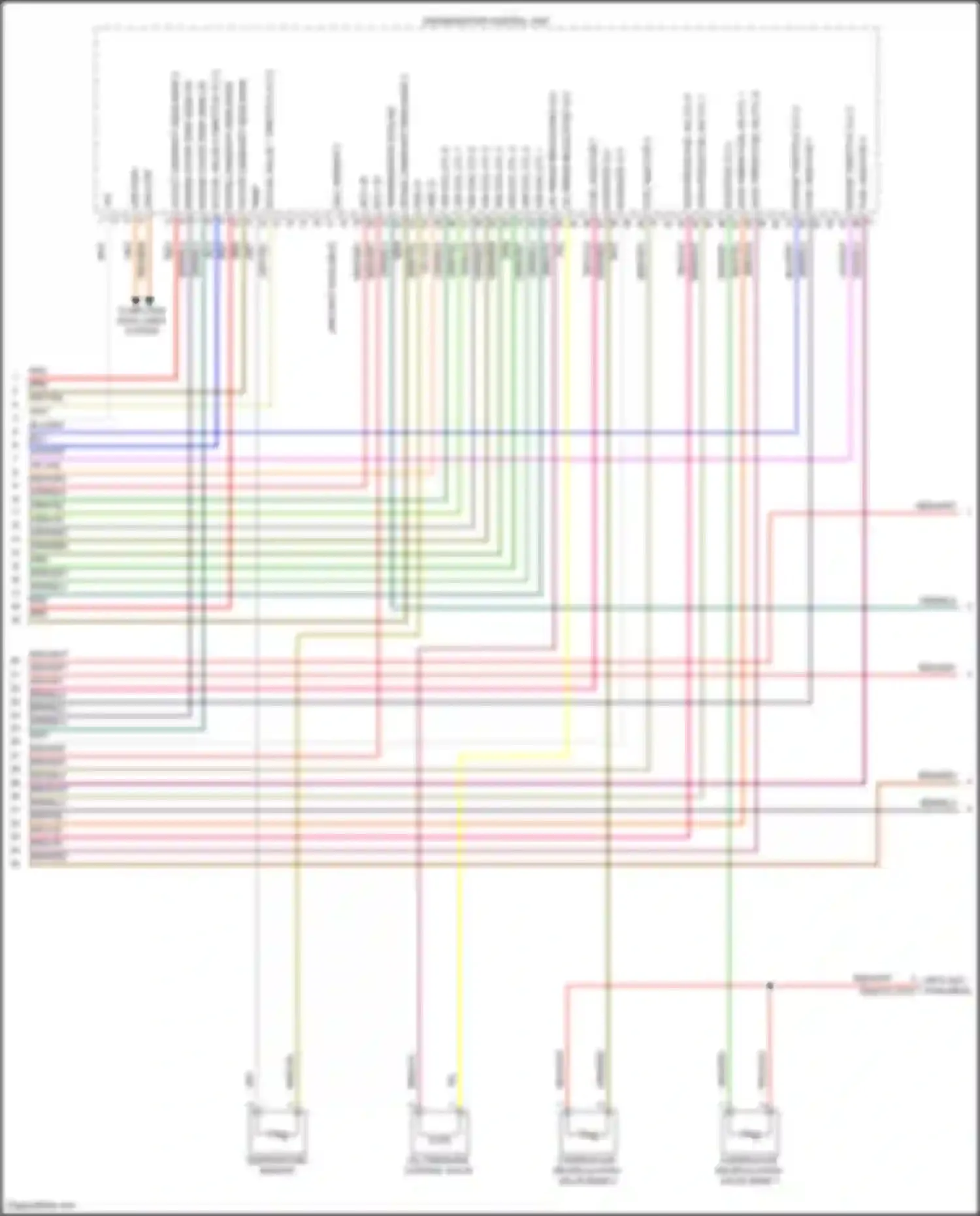 Cayenne S Porsche III facelift (2023-2024): Wiring diagram engine performance 4.0l turbo, ea825evo (8 of 13)