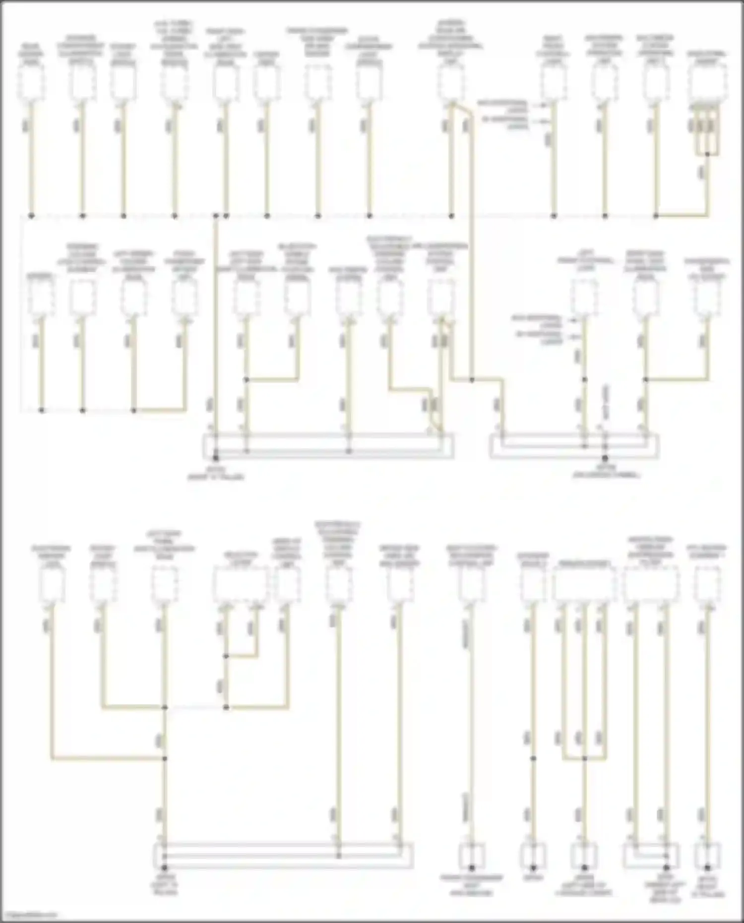 Cayenne S Porsche III facelift (2023-2024): Ground distribution circuit (7 of 7)