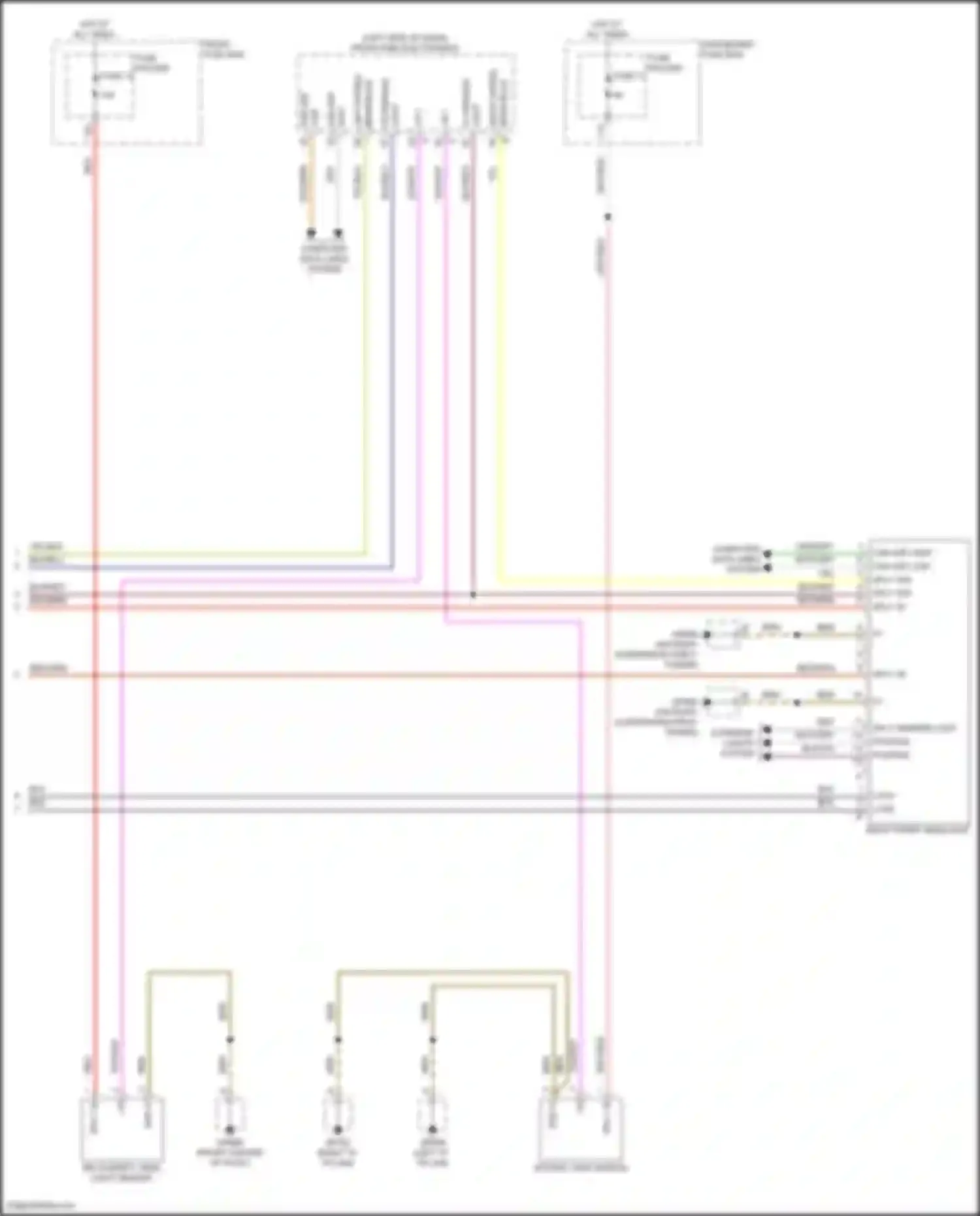 Cayenne S Porsche III facelift (2023-2024): Headlights circuit (2 of 2)