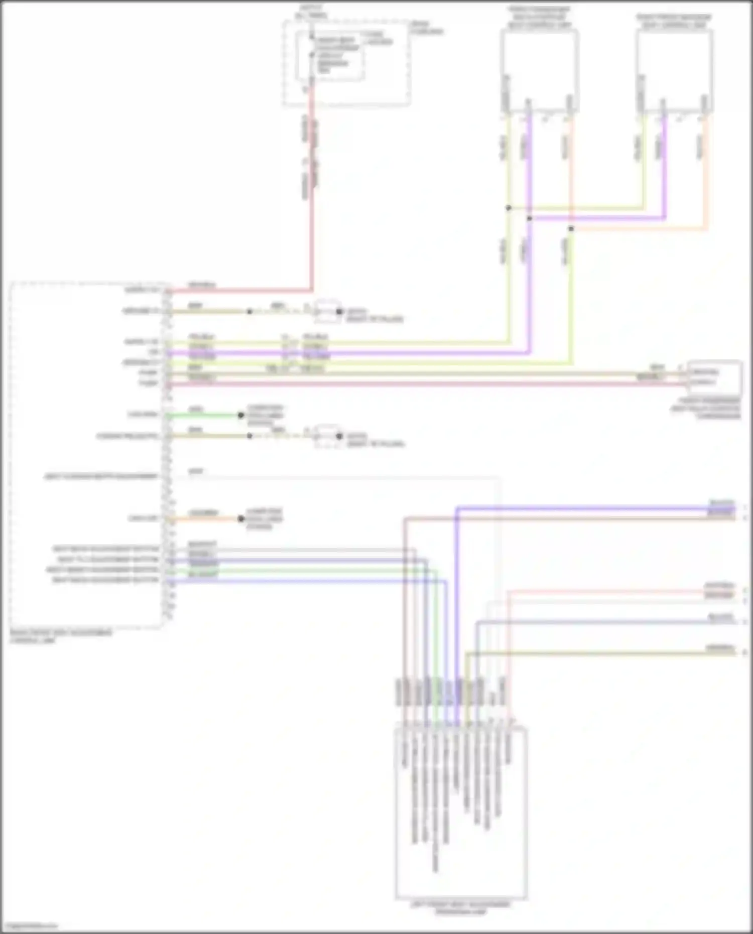 Cayenne S Porsche III facelift (2023-2024): Passenger"s memory seat circuit (1 of 2)