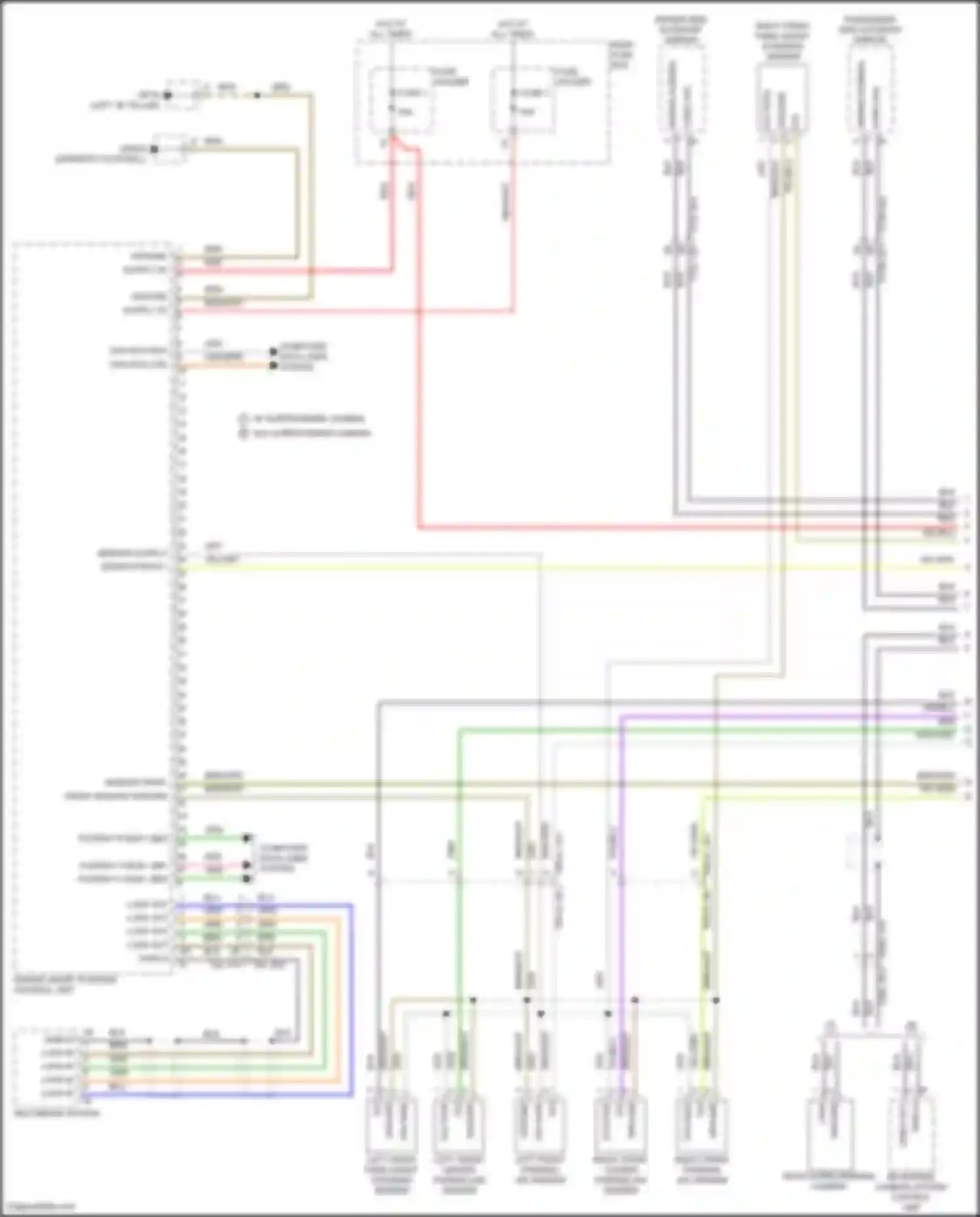 Cayenne S Porsche III facelift (2023-2024): Parking assistant circuit (1 of 2)