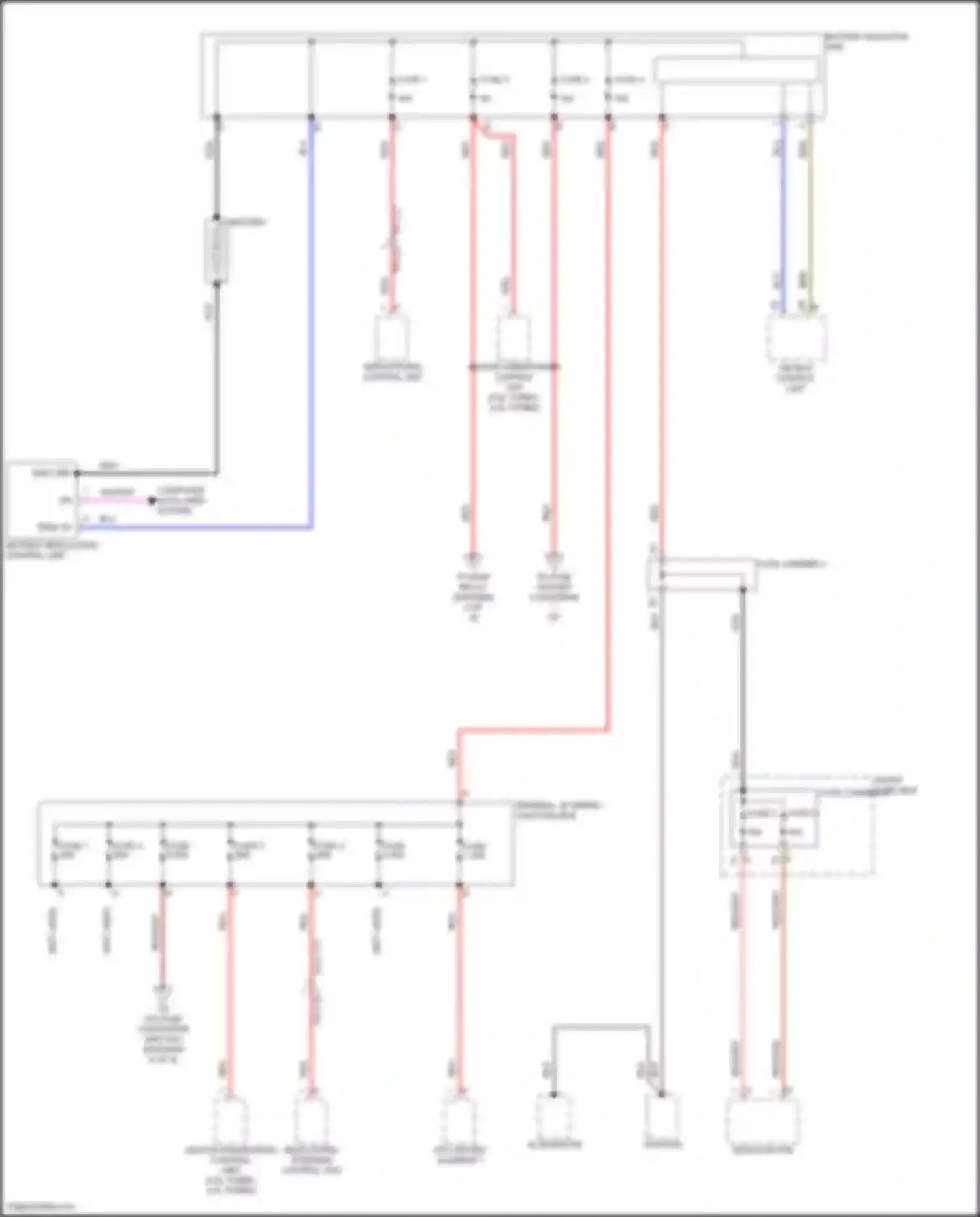 Cayenne S Porsche III facelift (2023-2024): Power distribution circuit (1 of 9)