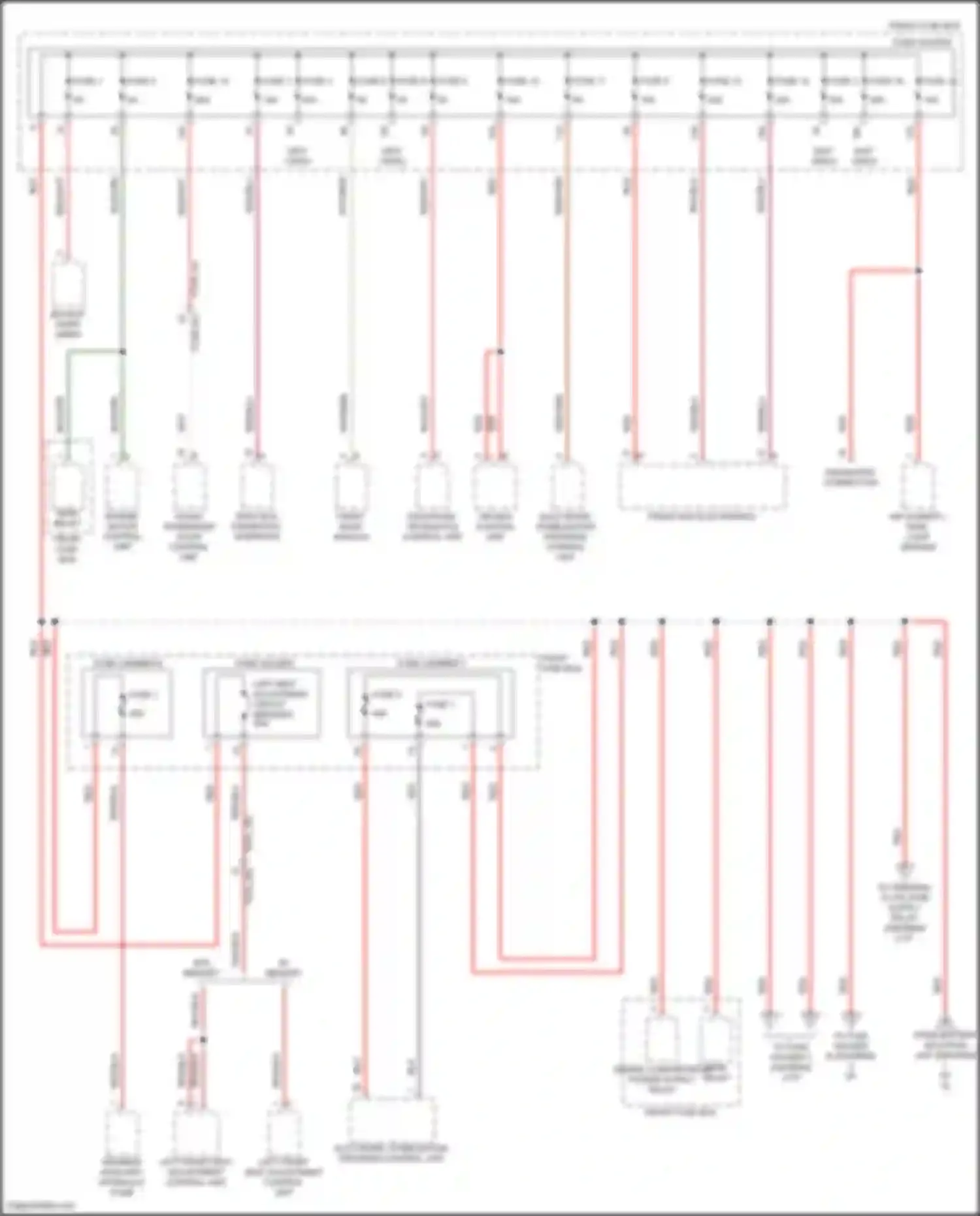 Cayenne S Porsche III facelift (2023-2024): Power distribution circuit (4 of 9)