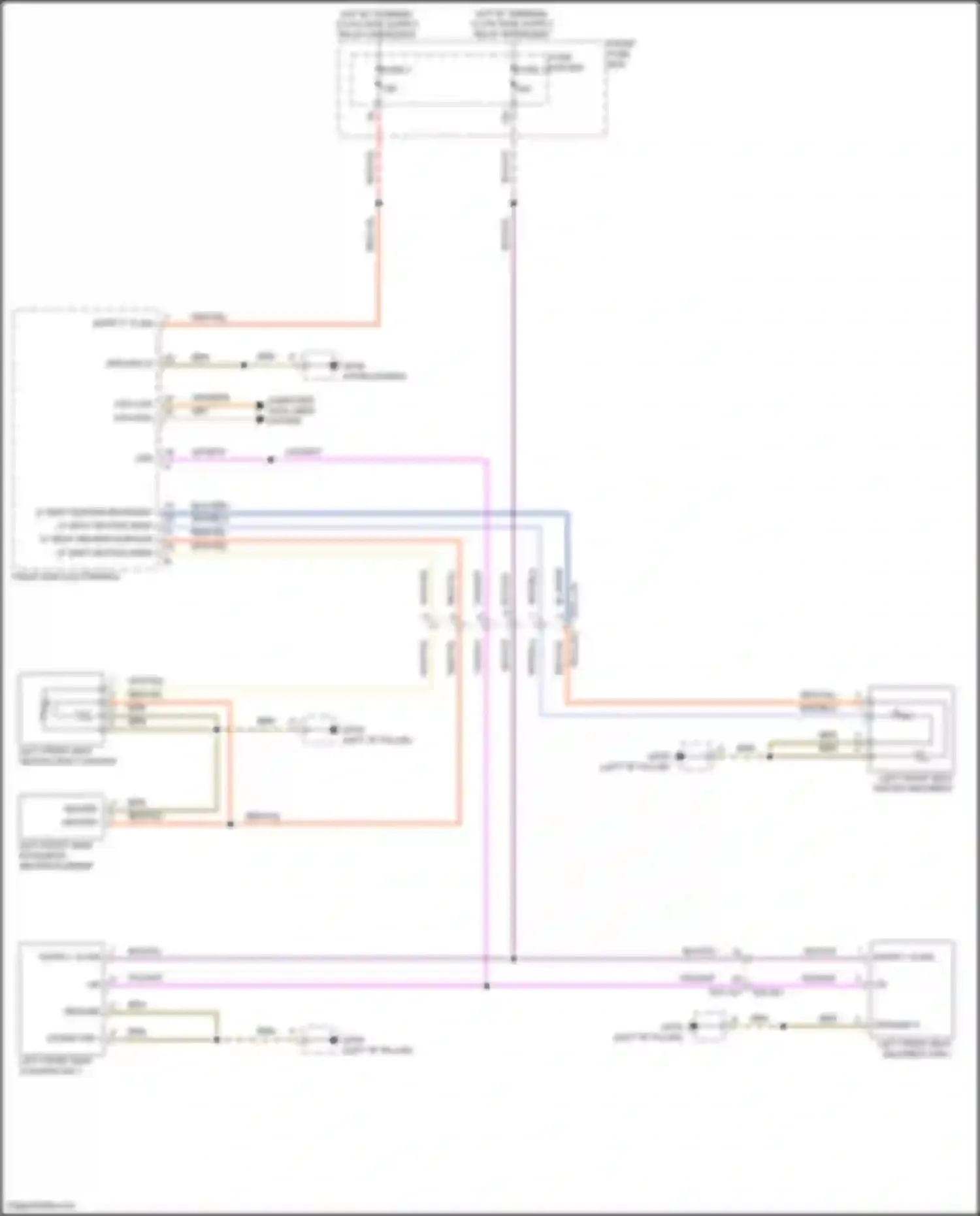 Cayenne S Porsche III facelift (2023-2024): Driver heated seat circuit