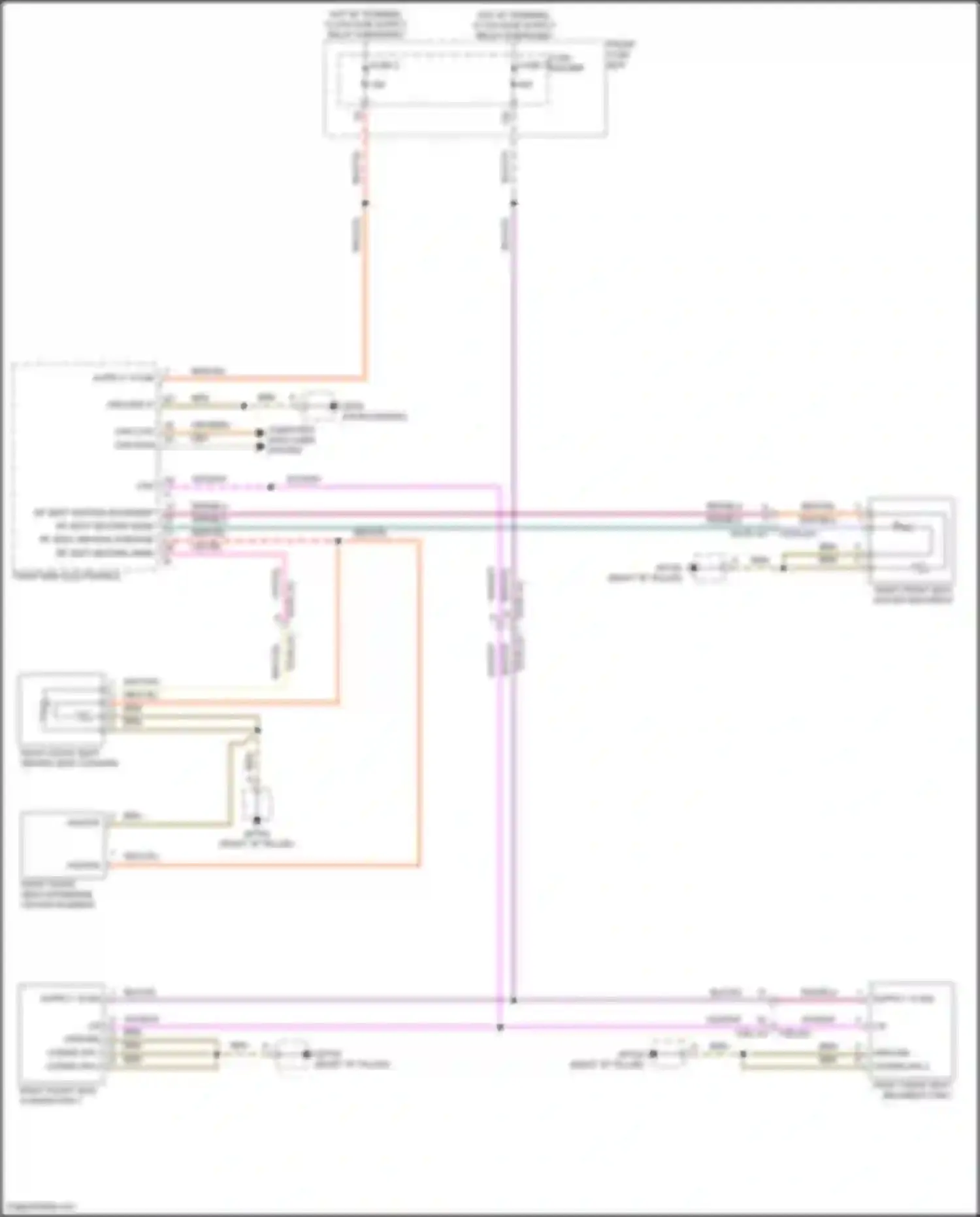 Cayenne S Porsche III facelift (2023-2024): Front passenger heated seat circuit