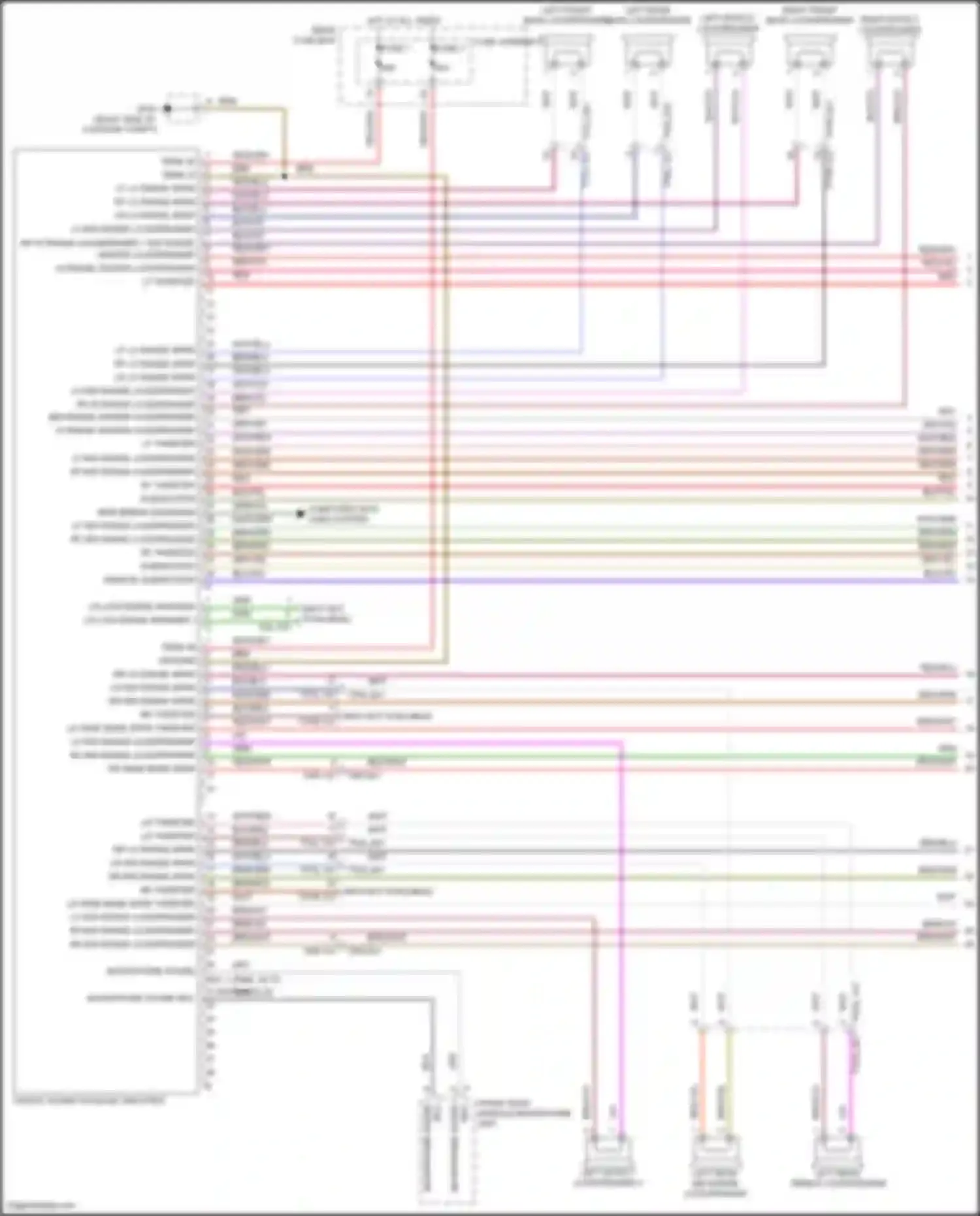 Cayenne S Porsche III facelift (2023-2024): Radio circuit, w/ burmester (1 of 4)