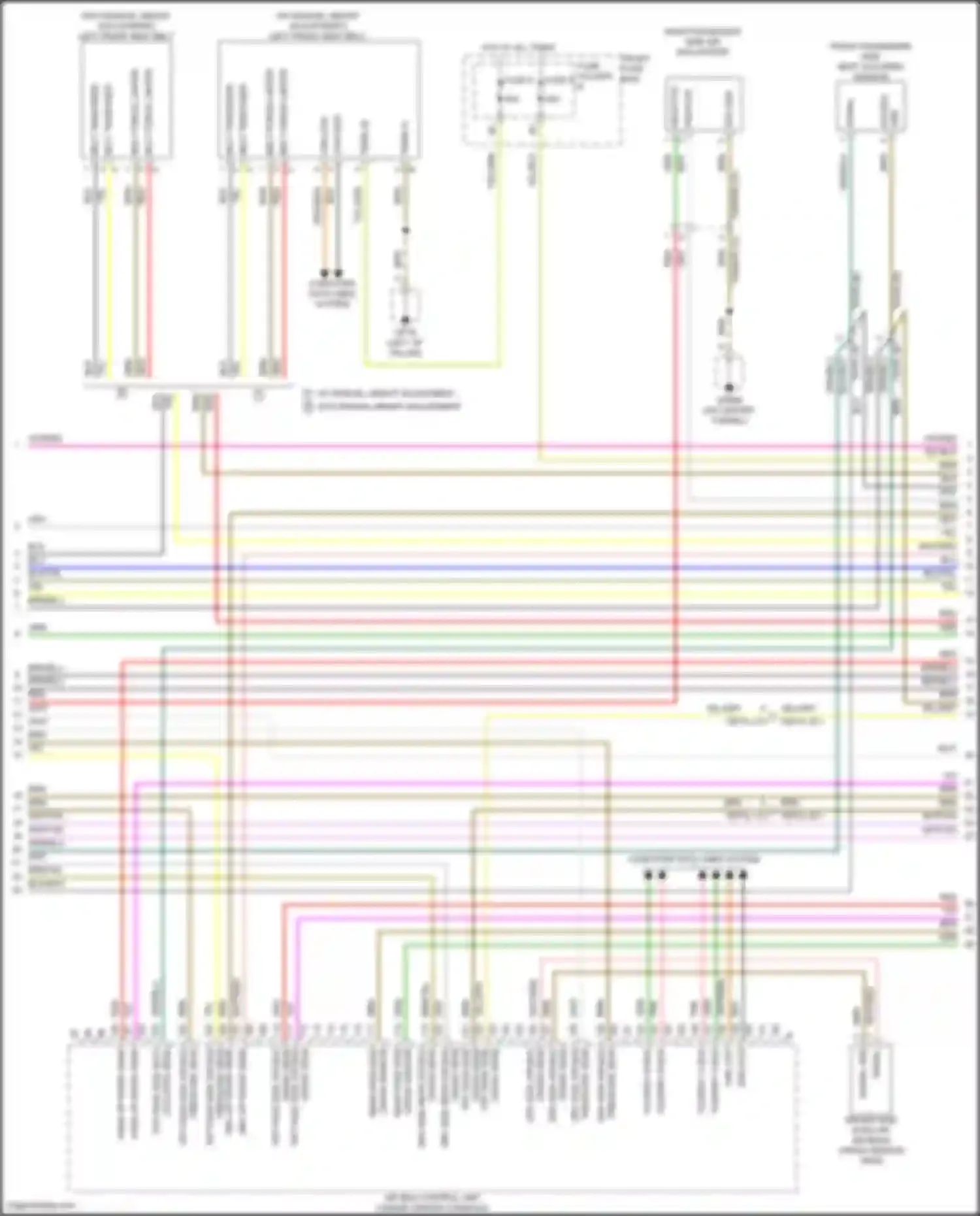 Cayenne S Porsche III facelift (2023-2024): Supplemental restraints circuit (3 of 5)