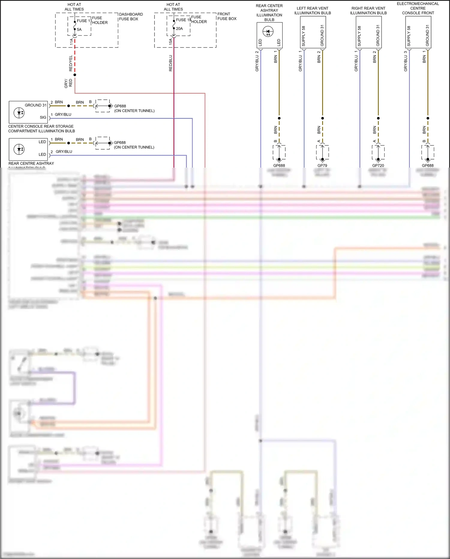 Porsche Cayenne S III facelift (2023-2024) computer data lines system wiring diagram  (42 of 123)