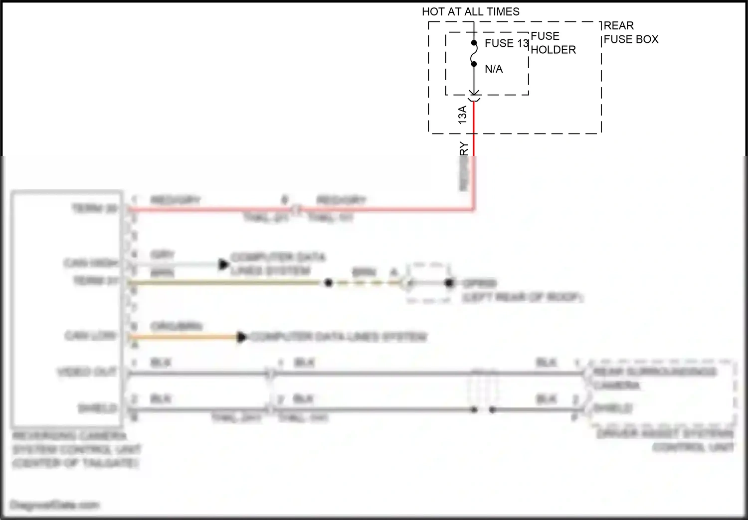 Porsche Cayenne S III facelift (2023-2024) computer data lines system wiring diagram  (48 of 123)