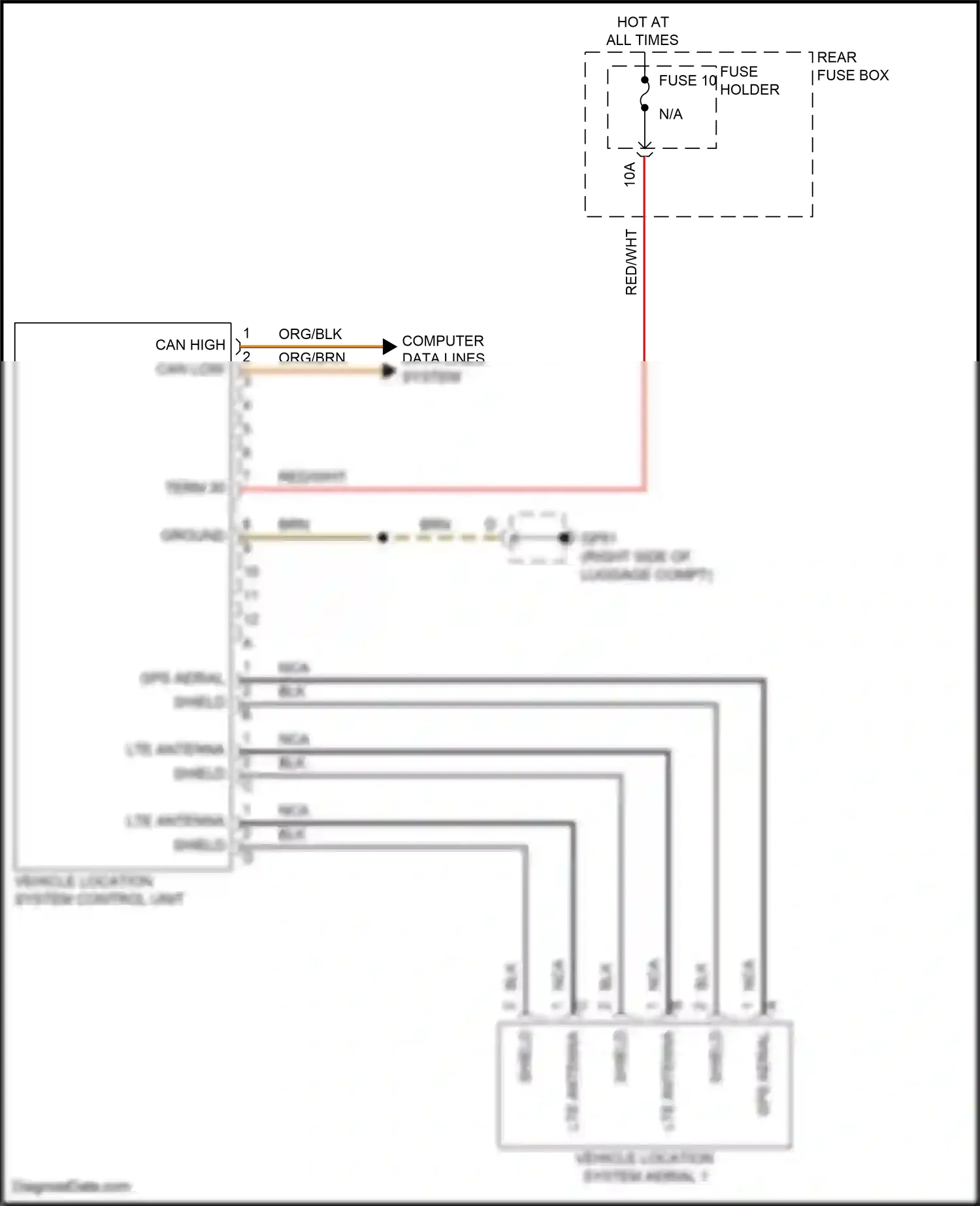 Porsche Cayenne S III facelift (2023-2024) computer data lines system wiring diagram  (50 of 123)