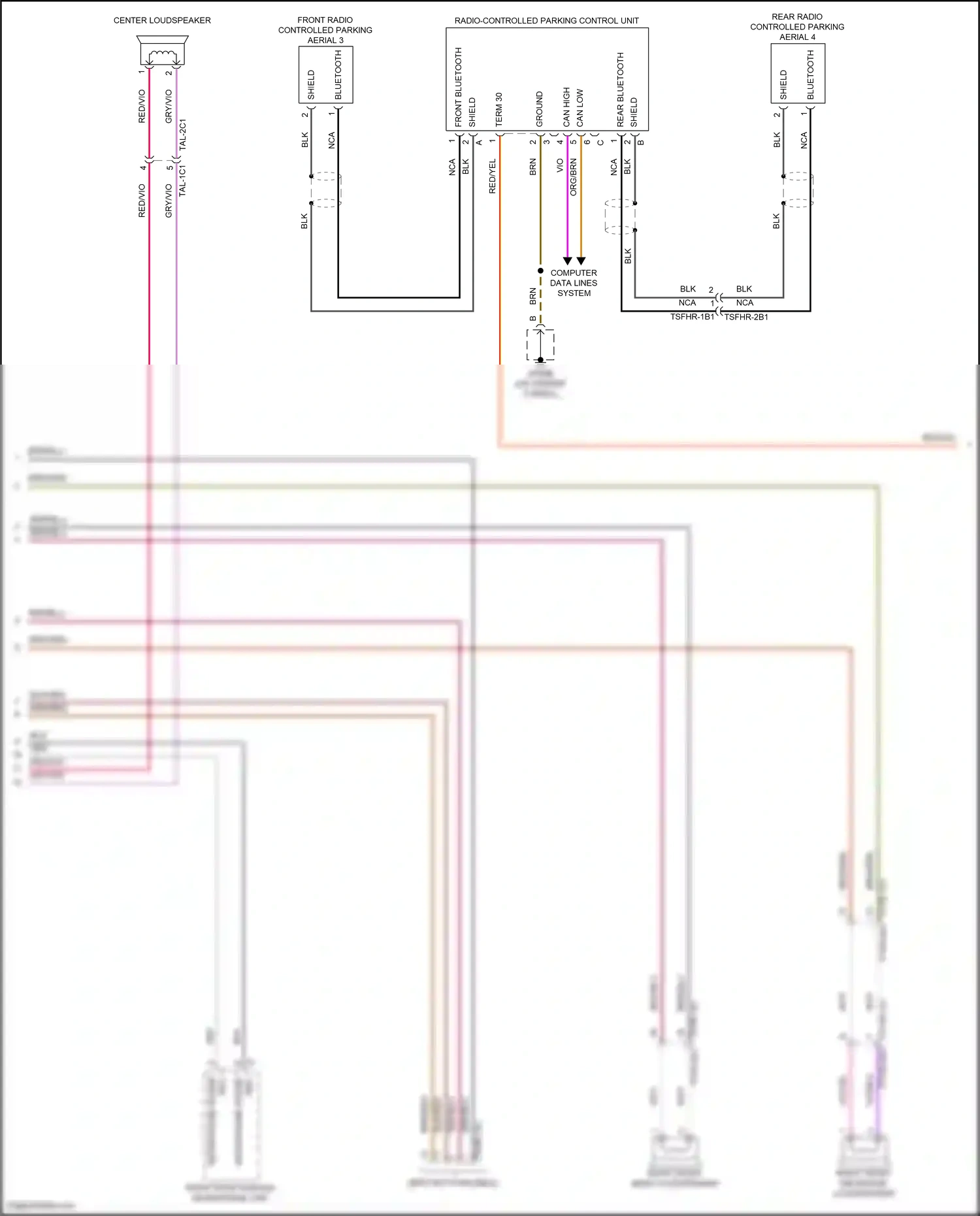Porsche Cayenne S III facelift (2023-2024) computer data lines system wiring diagram  (54 of 123)