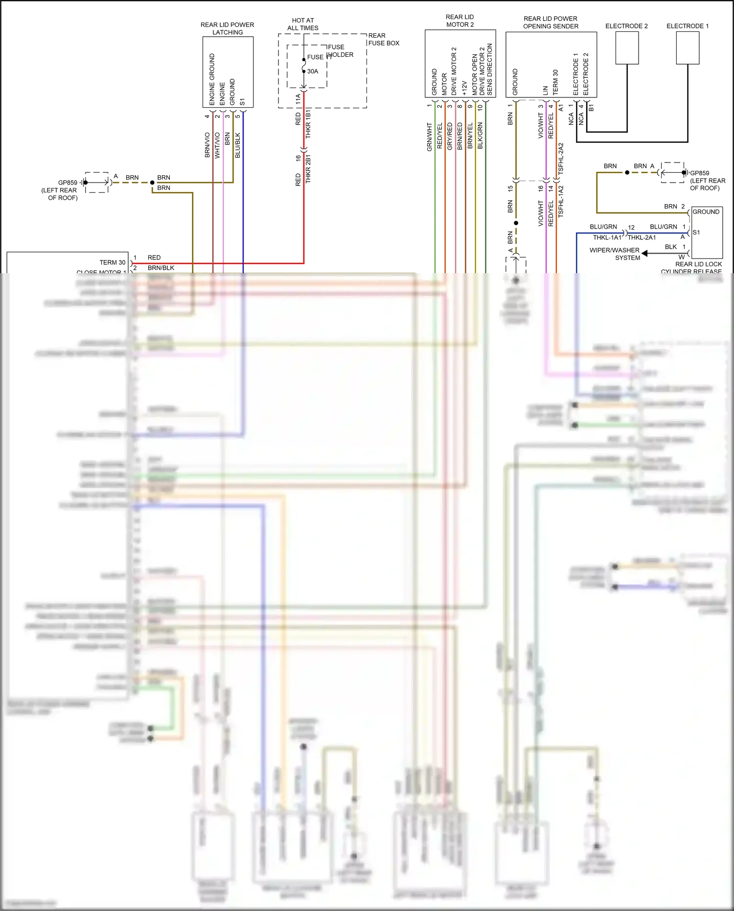 Porsche Cayenne S III facelift (2023-2024) computer data lines system wiring diagram  (39 of 123)