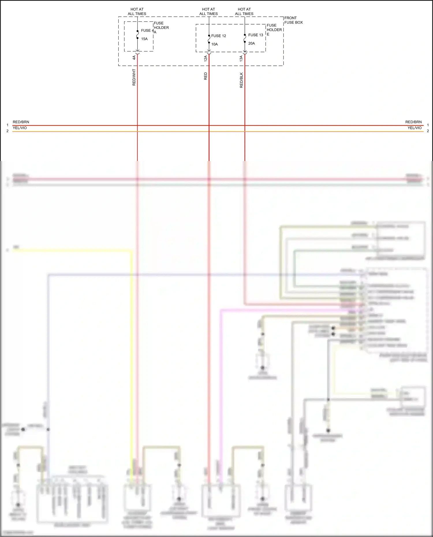 Porsche Cayenne S III facelift (2023-2024) computer data lines system wiring diagram  (26 of 123)