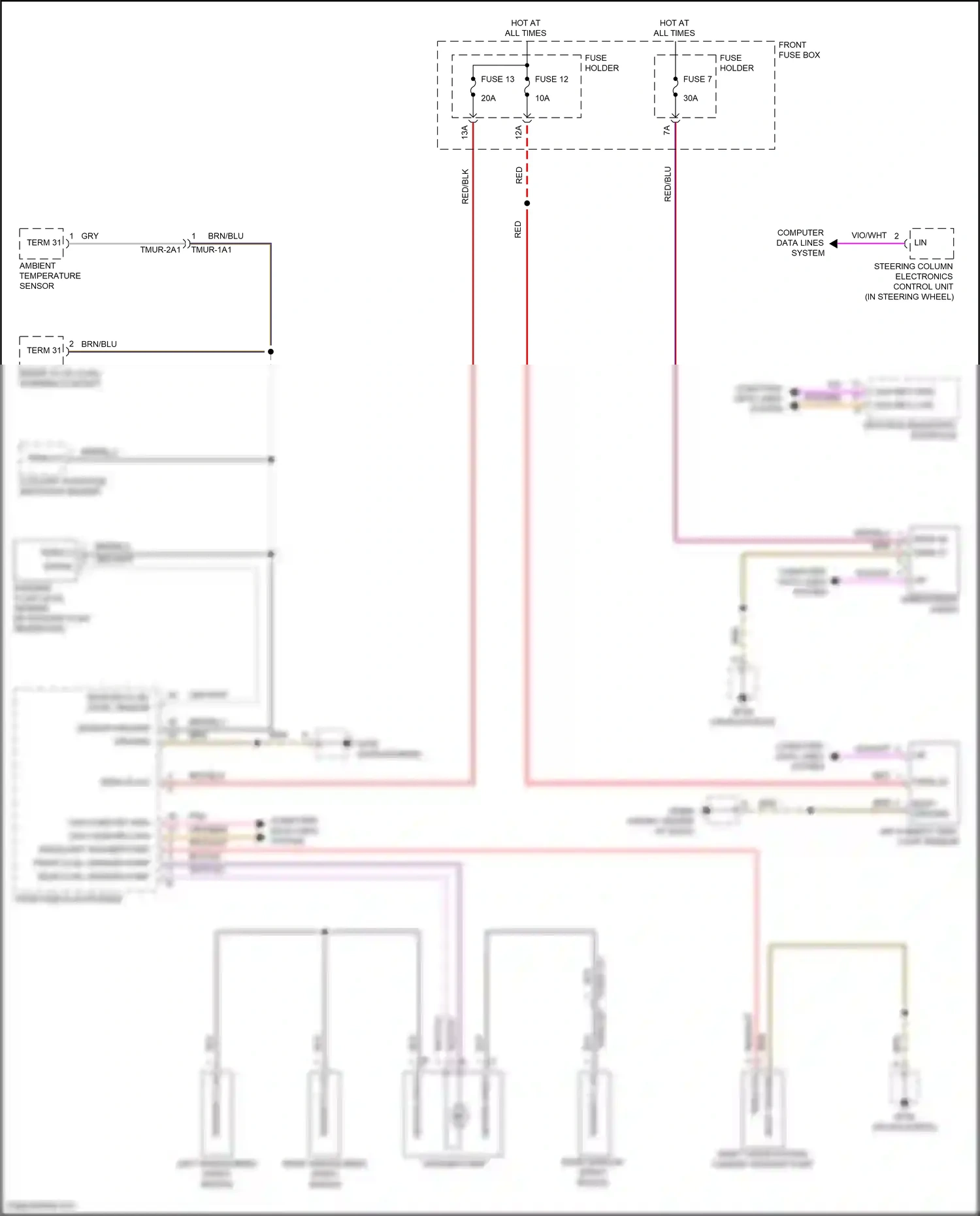 Porsche Cayenne S III facelift (2023-2024) computer data lines system wiring diagram  (33 of 123)