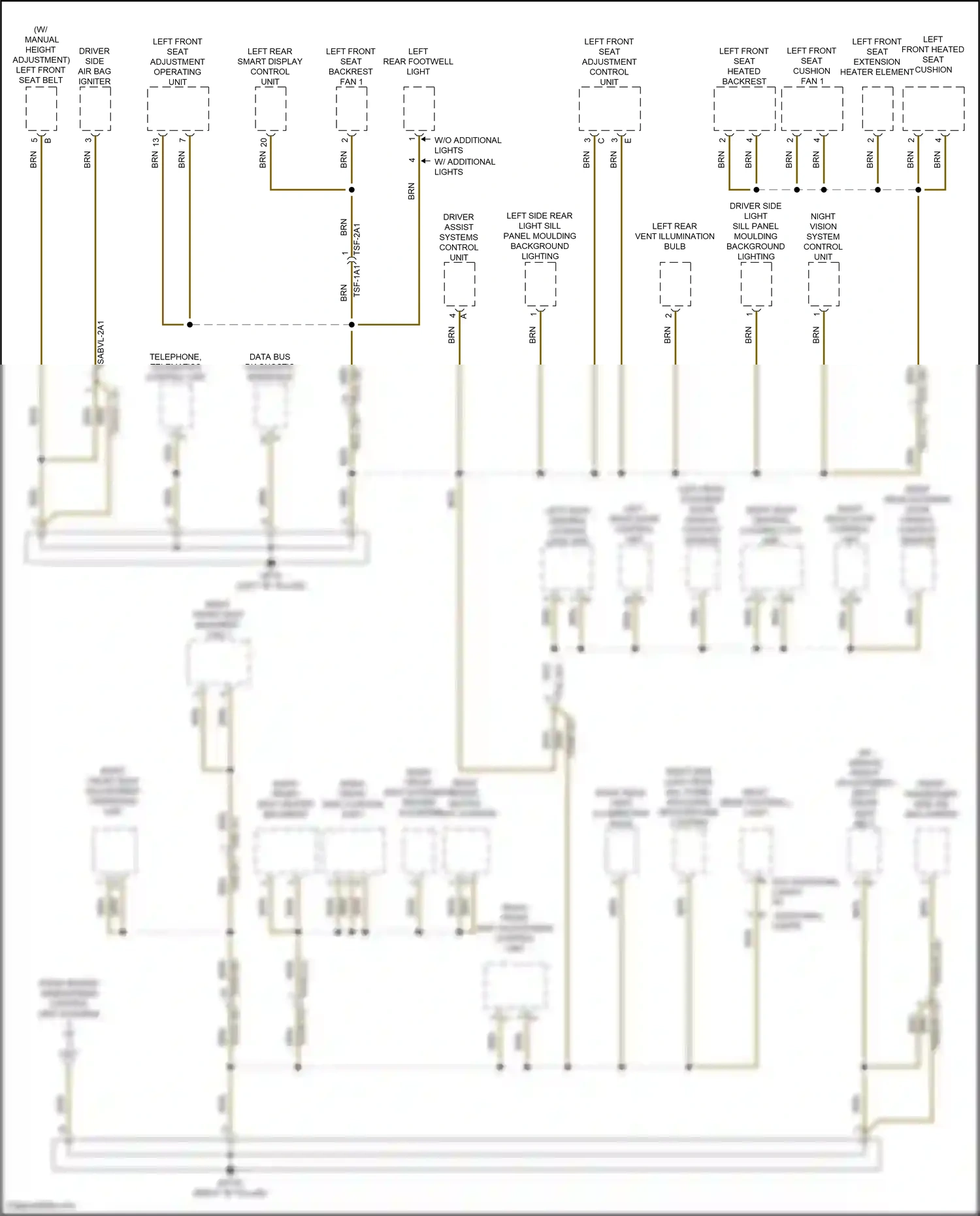 Porsche Cayenne S III facelift (2023-2024) data bus diagnostic interface wiring diagram  (6 of 8)