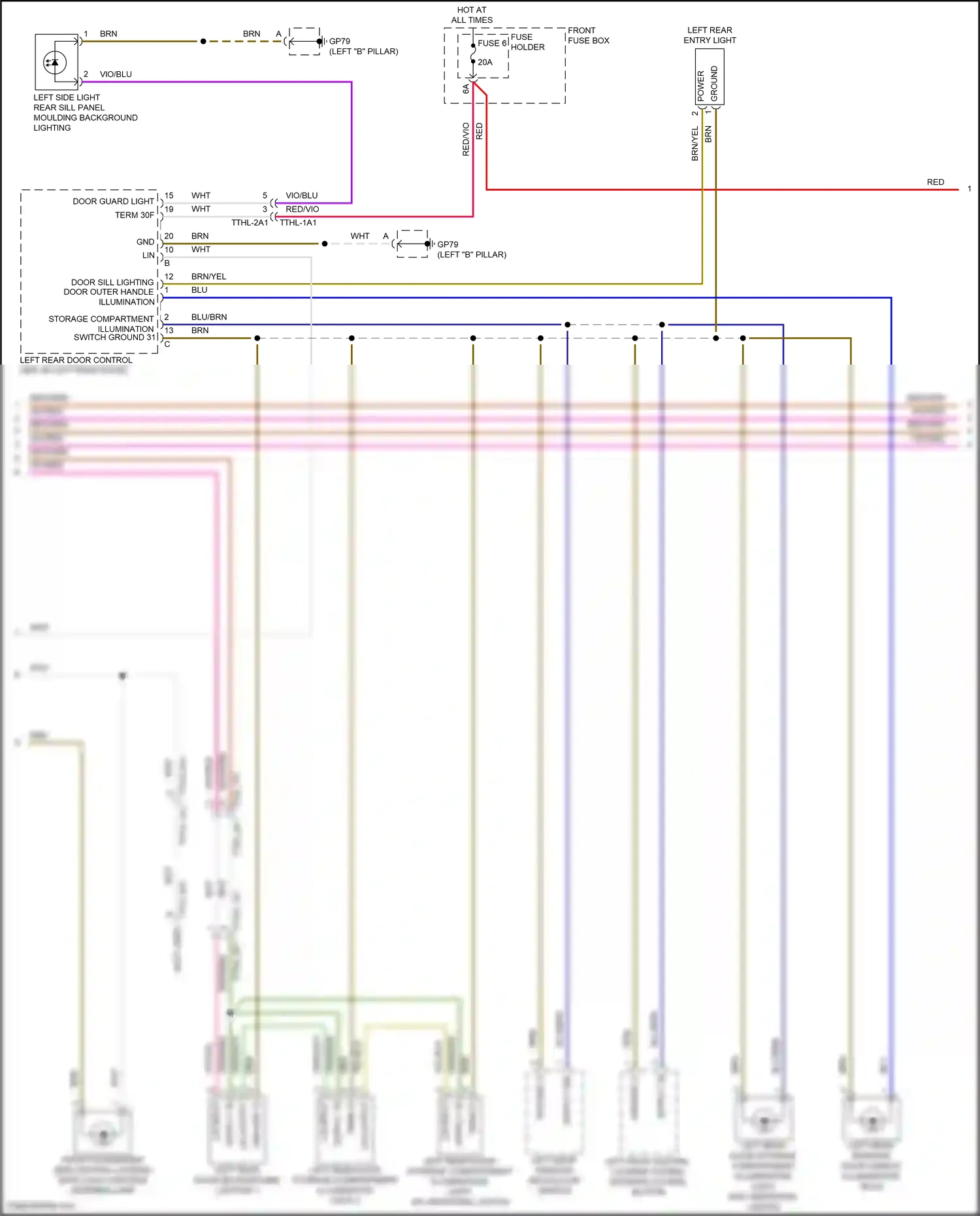 Porsche Cayenne S III facelift (2023-2024) lin input wiring diagram  (8 of 13)
