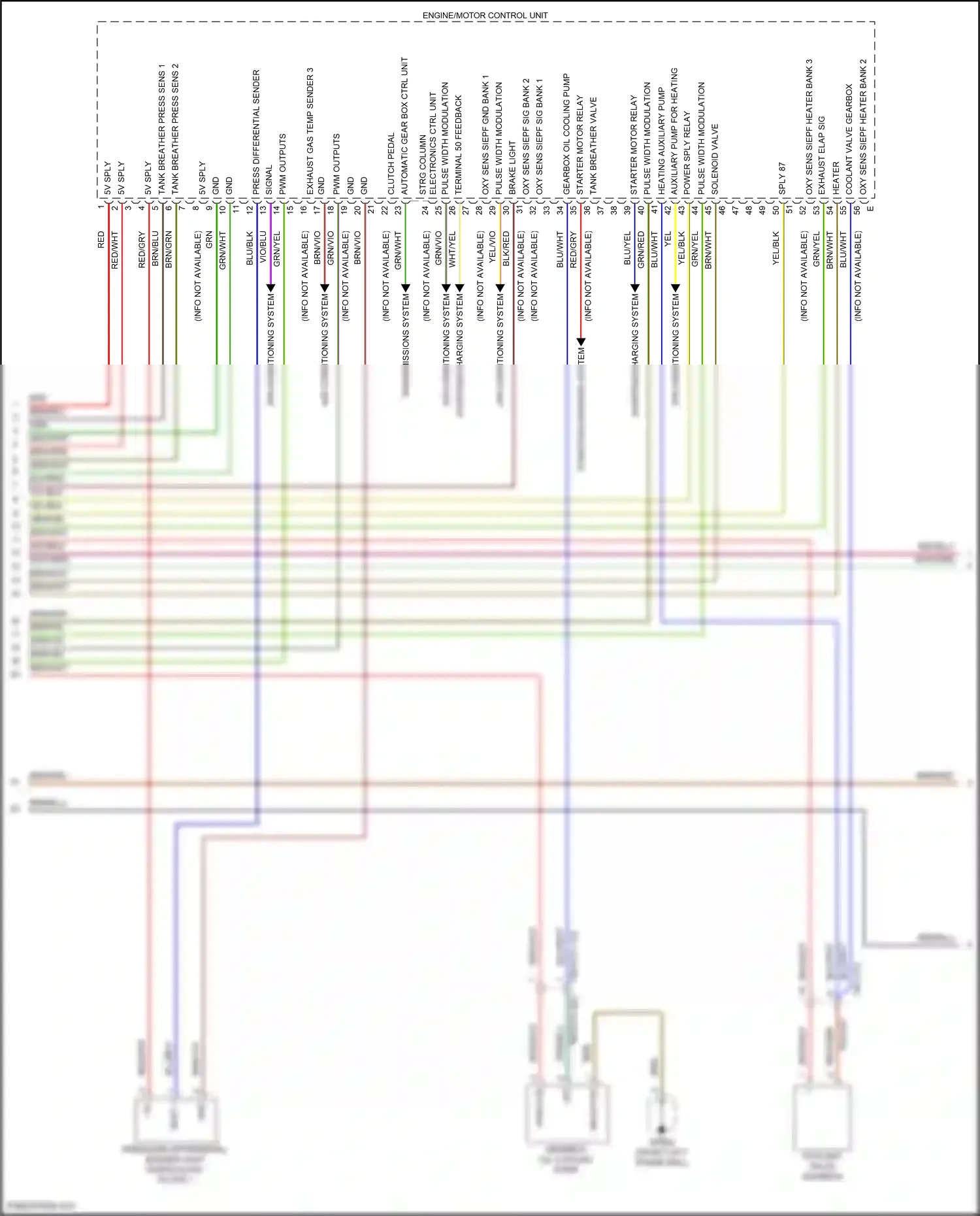 Porsche Cayenne S III facelift (2023-2024) pulse width modulation wiring diagram  (8 of 11)