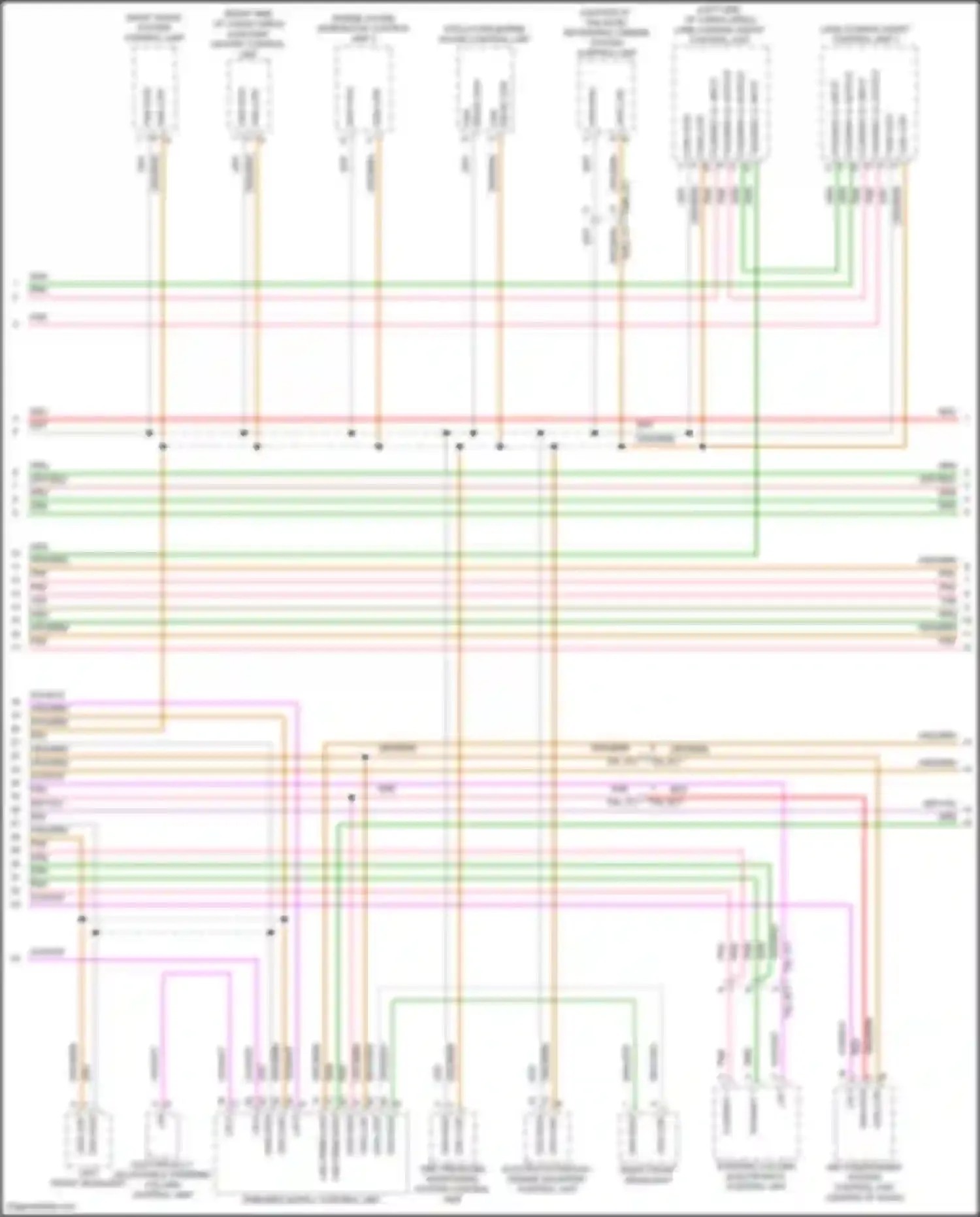 Cayenne S Porsche III (2017-2023): Computer data lines circuit (4 of 6)