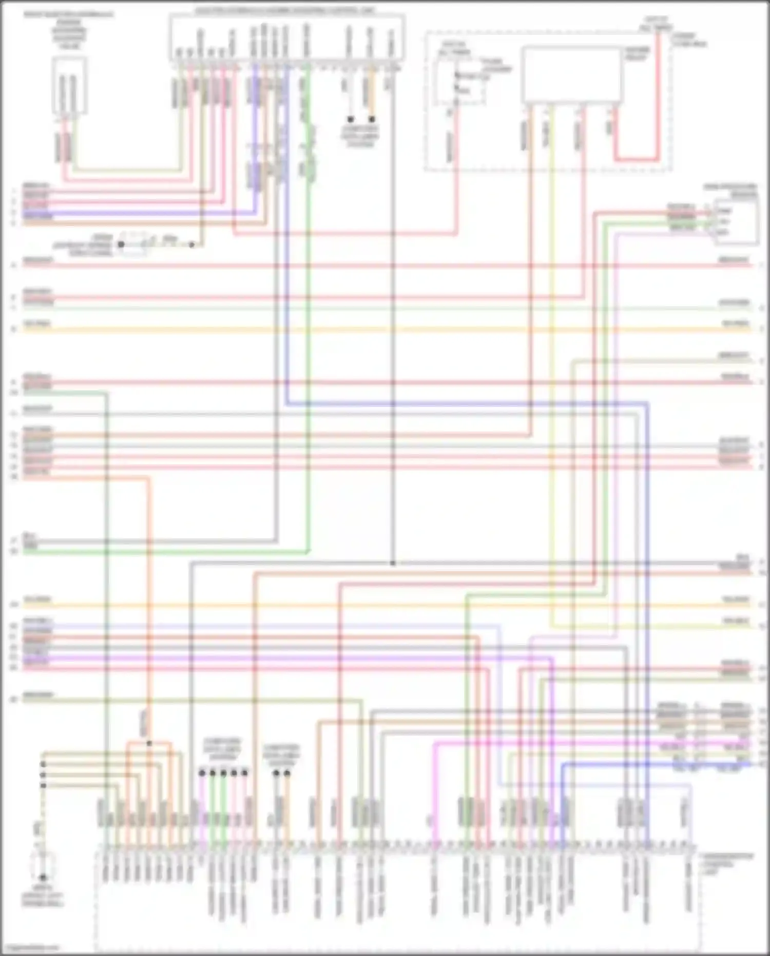 Cayenne S Porsche III (2017-2023): Wiring diagram engine performance 2.9l turbo (5 of 8)
