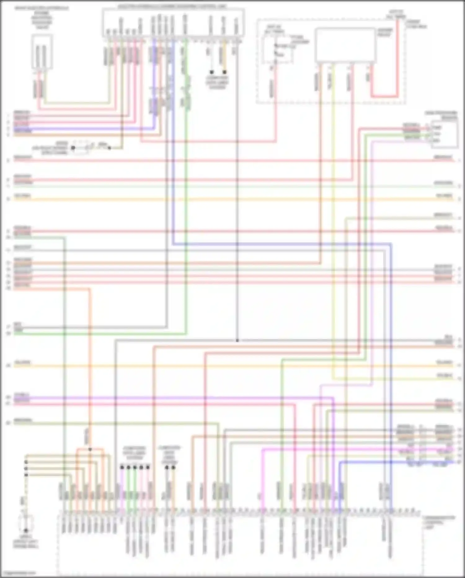 Cayenne S Porsche III (2017-2023): Wiring diagram engine performance 3.0l turbo hybrid, engine controls circuit (5 of 8)